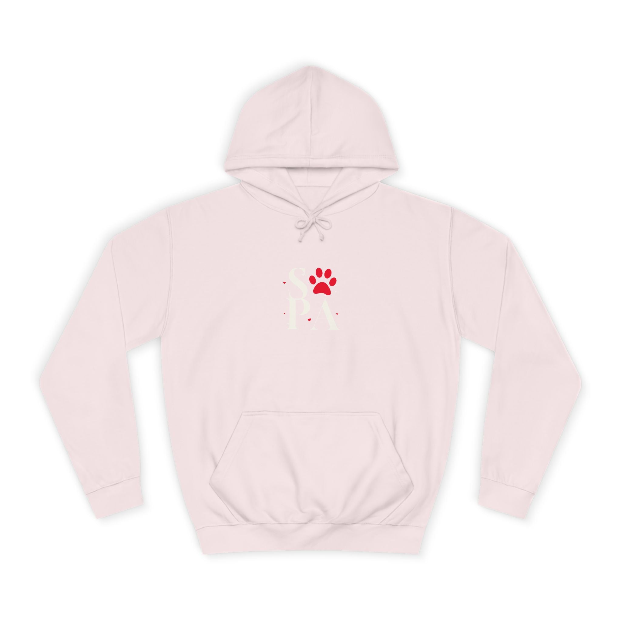 Cozy Hoodie with Paw Print | Unisex Sweatshirt, Gift for Animal Lovers, Apparel, Casual Wear, Birthday