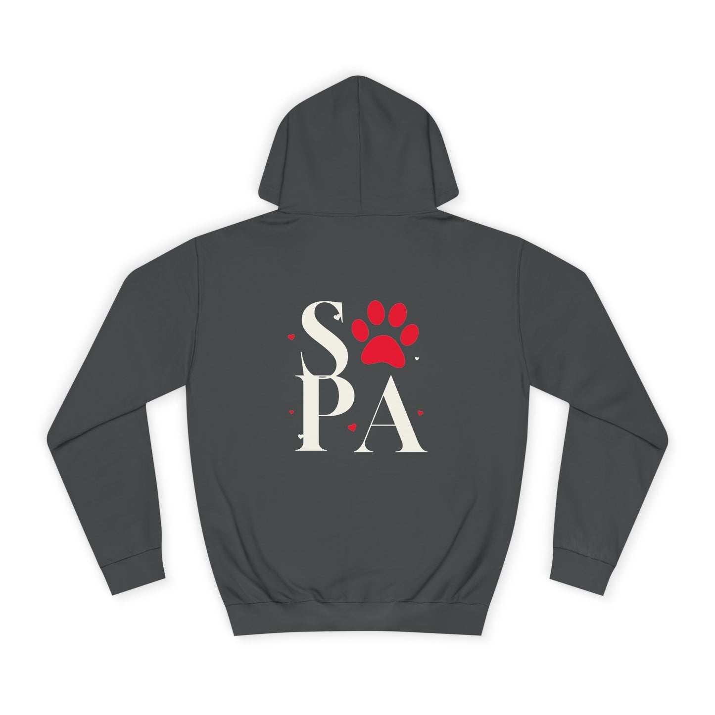 Cozy Hoodie with Paw Print | Unisex Sweatshirt, Gift for Animal Lovers, Apparel, Casual Wear, Birthday