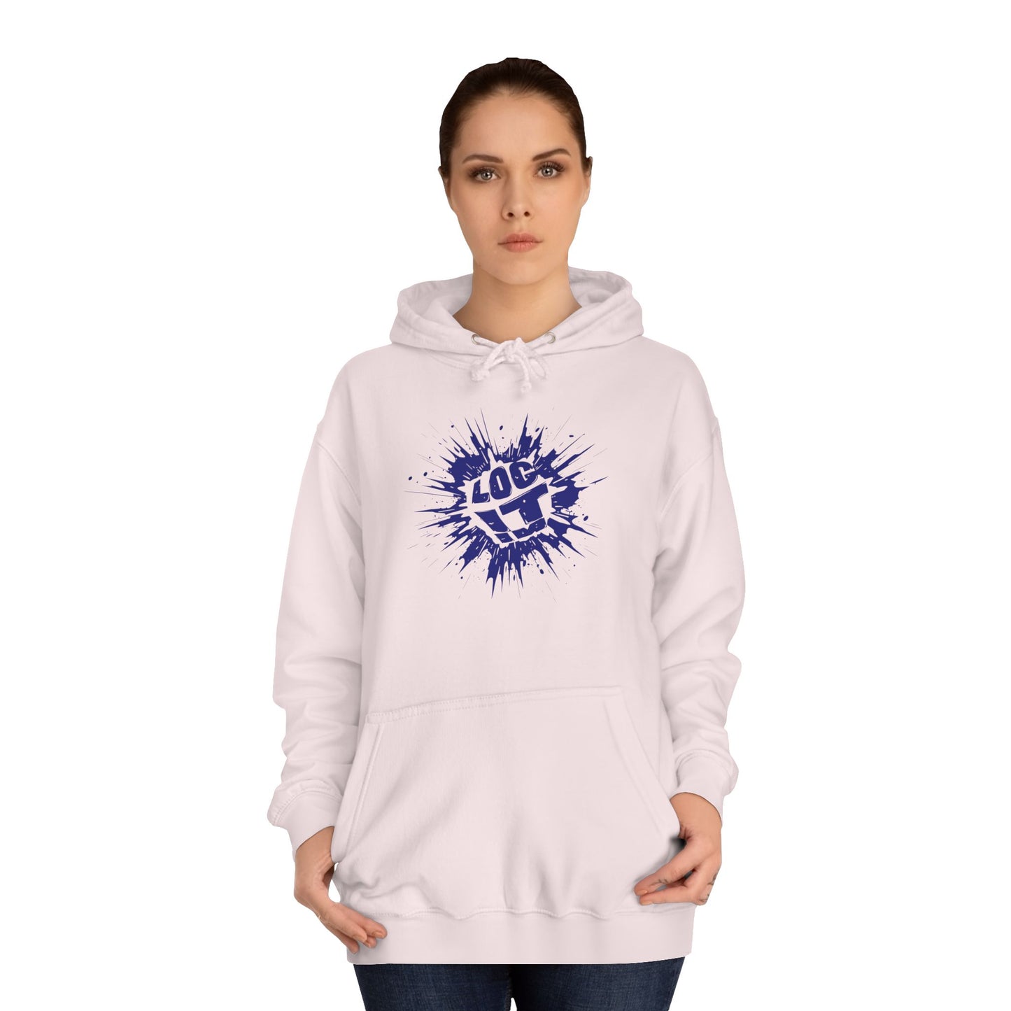 Unisex 'Log it in' Hoodie - Trendy Vibe, Perfect for Everyday wear, Casual Style, Great for Gifting, Ideal for Life