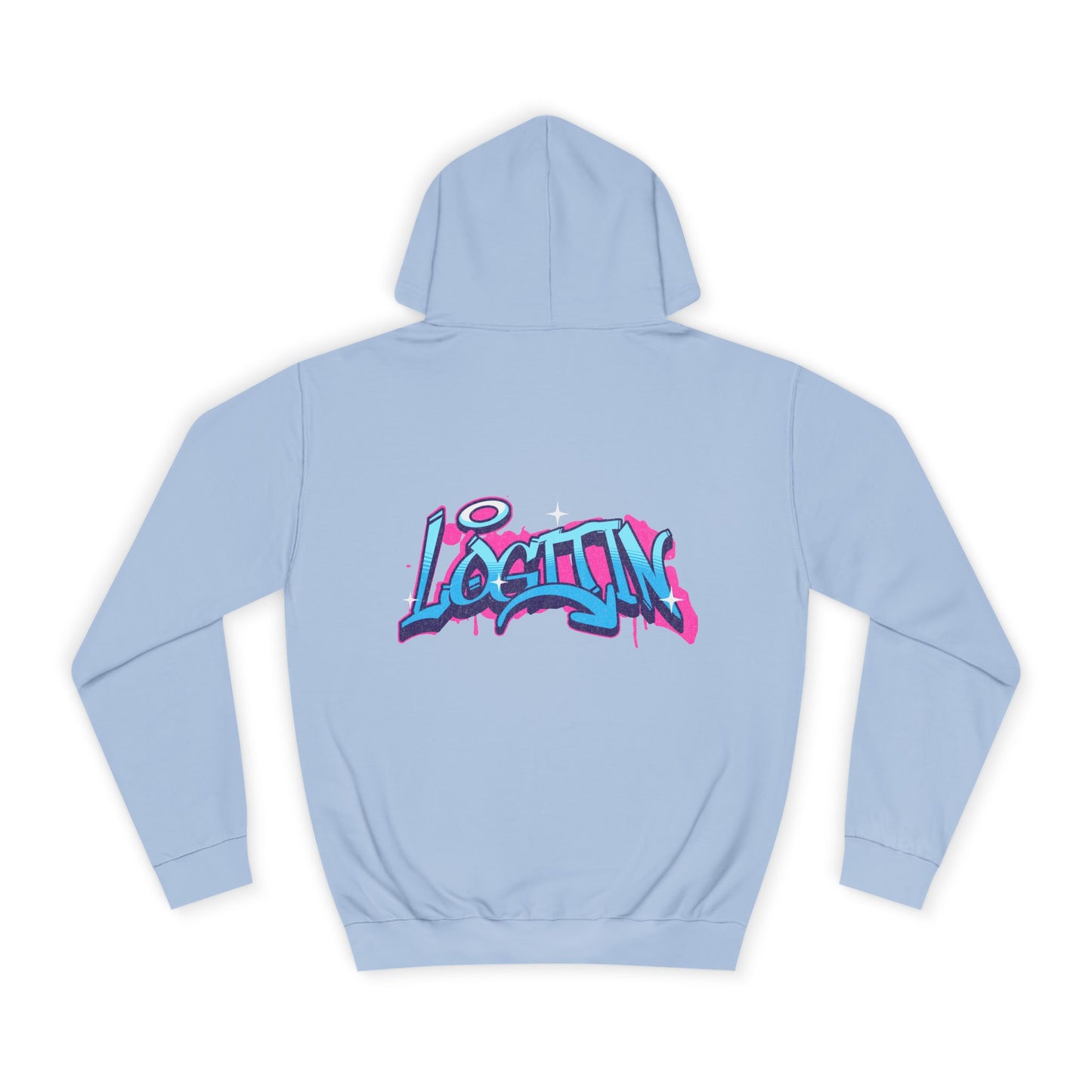 Vibrant Log it in Hoodie, Unisex Cozy Sweatshirt, Trendy Streetwear, Perfect for Life, Gift for Stylish Fall Apparel