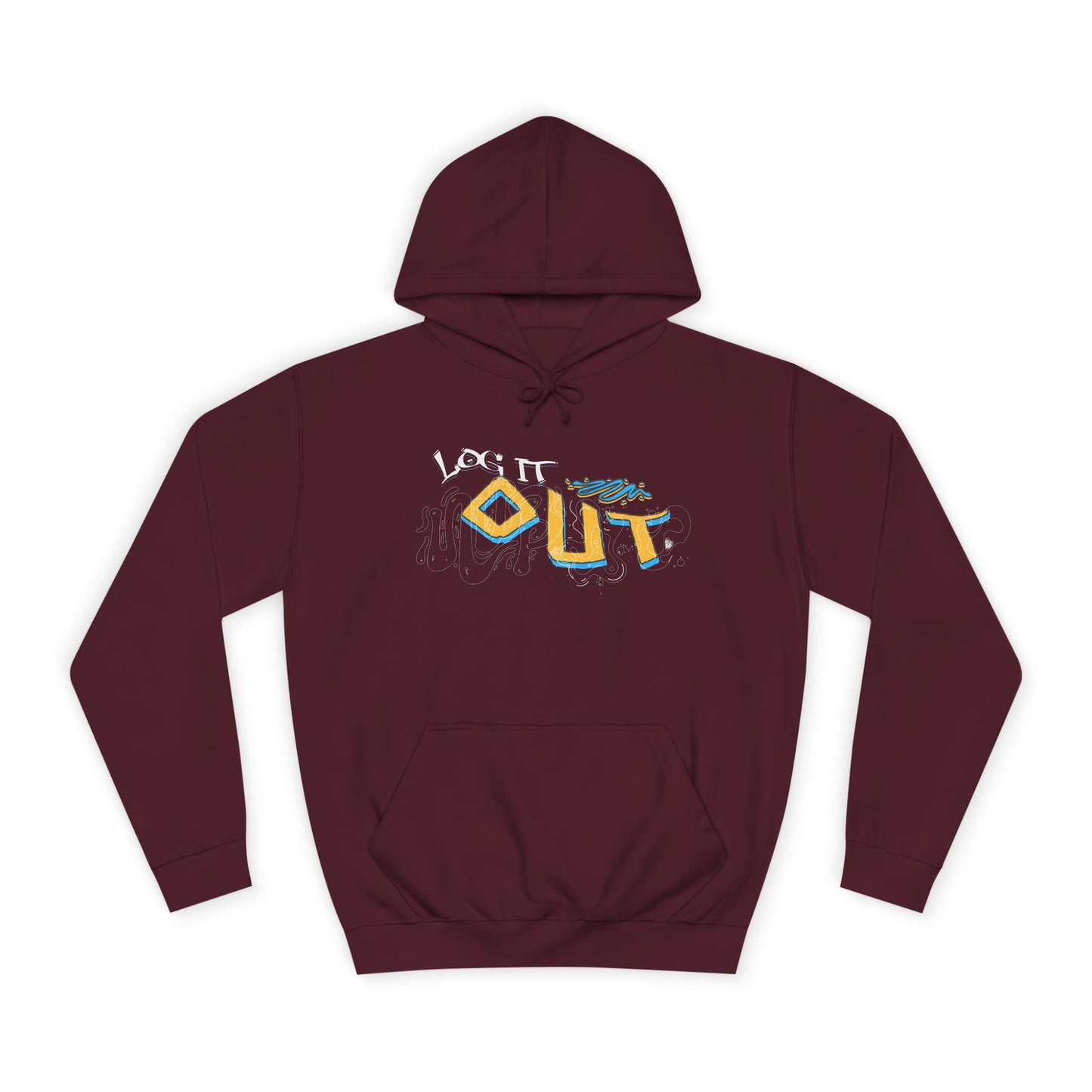Unisex Log it out Hoodie - Stylish Casual wear, Perfect Gifts, Days Out, Summer Events, Coziness & Trendy Vibes