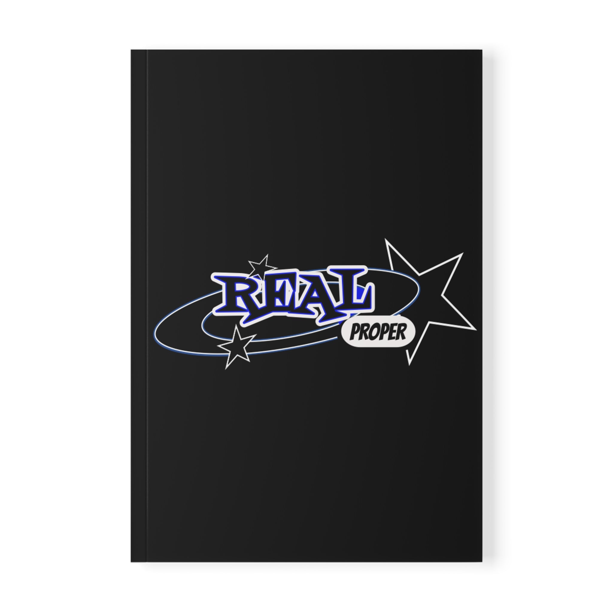 A5 Notebook — "Real Proper" Star Graphic Softcover Journal