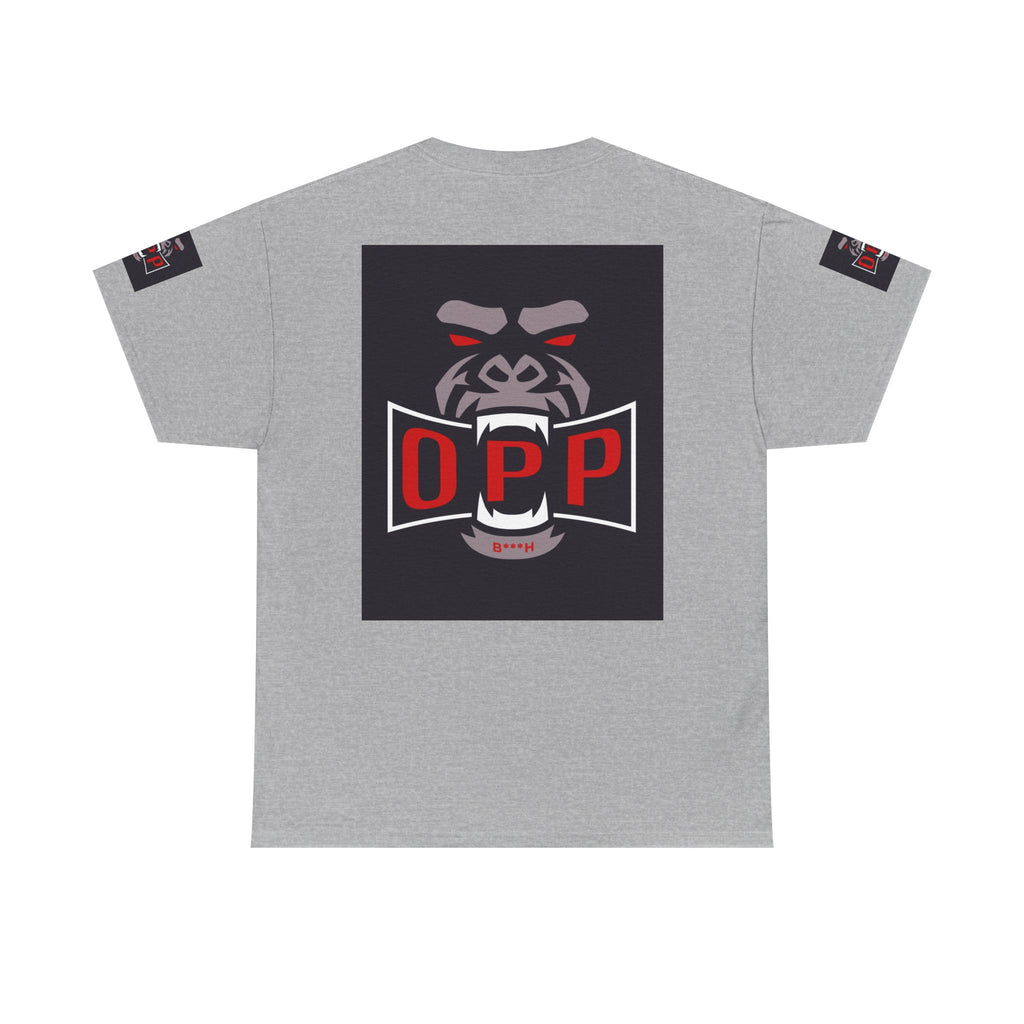 Gorilla OPP Graphic Tee — Bold Red & Black Urban Streetwear Shirt