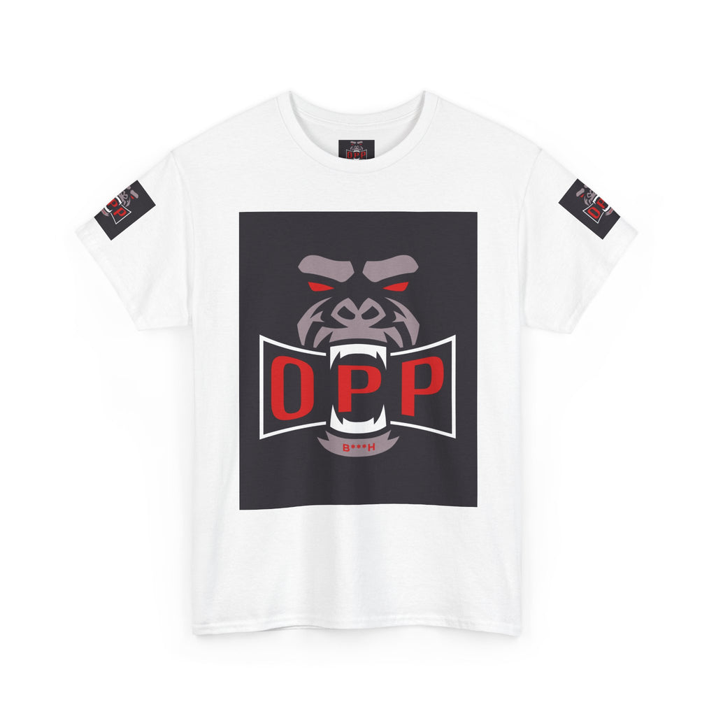 Gorilla OPP Graphic Tee — Bold Red & Black Urban Streetwear Shirt