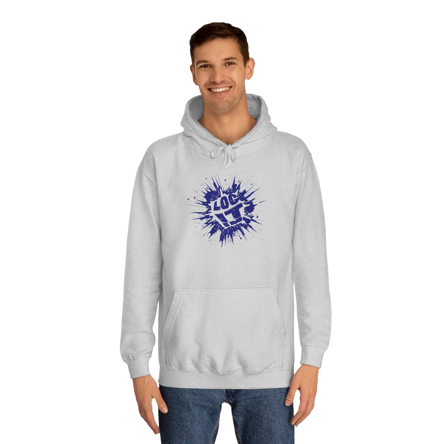 Unisex 'Log it in' Hoodie - Trendy Vibe, Perfect for Everyday wear, Casual Style, Great for Gifting, Ideal for Life