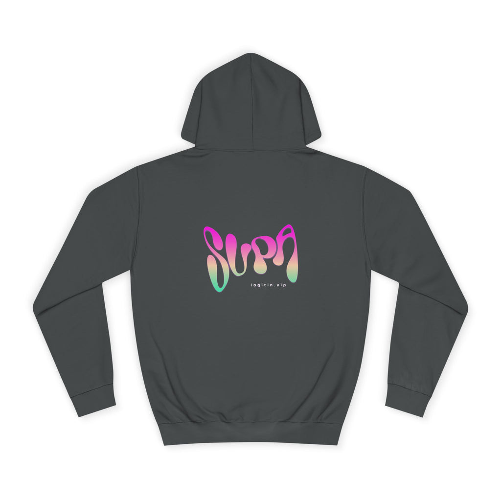 Colorful Unisex Supa Hoodie, Stylish Sweatshirt, Cozy Apparel, Gift, Trendy wear, Motivational Fashion