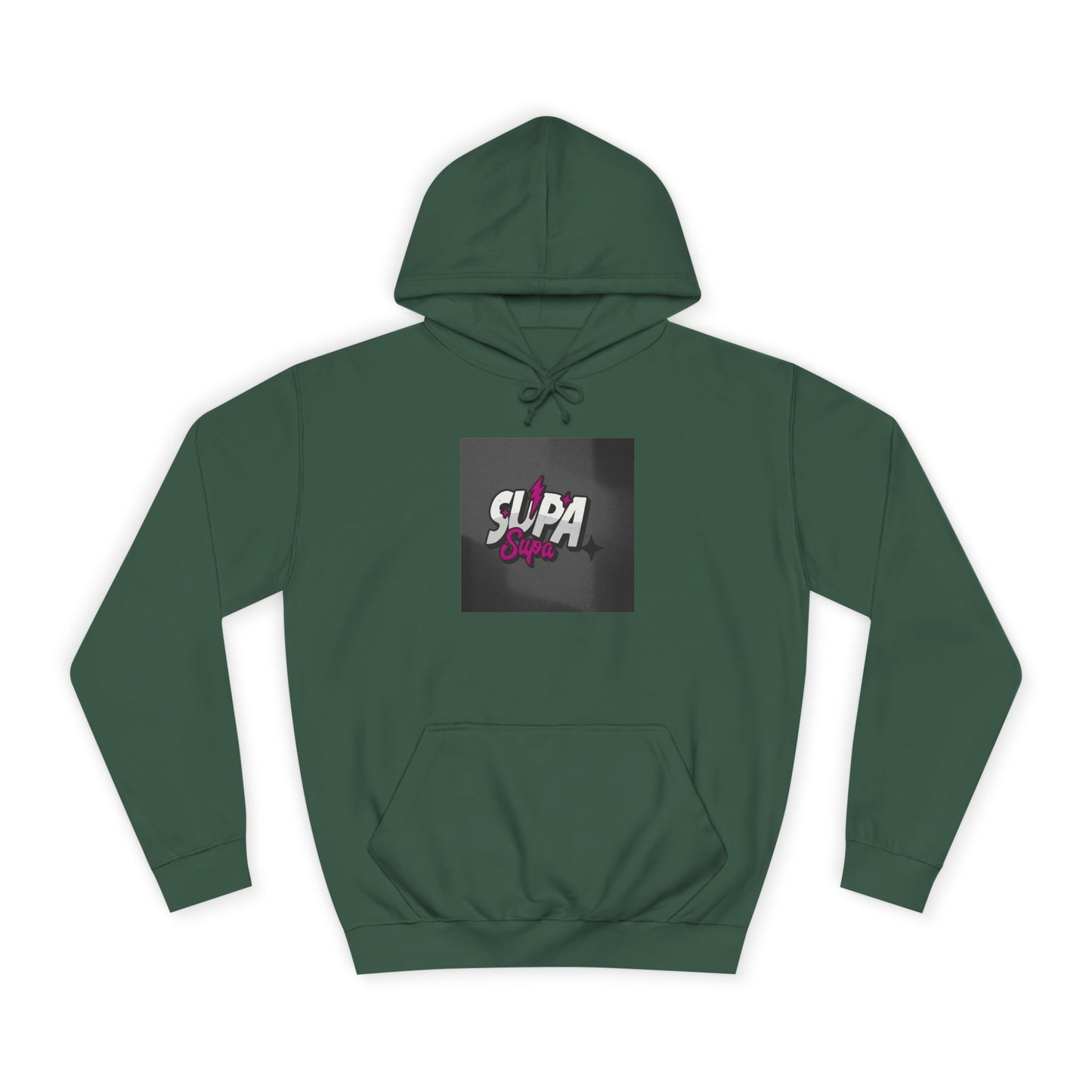 Trendy Unisex Hoodie with Fun 'Supa' Design, Cozy Streetwear, Perfect for Students, Gifts,
