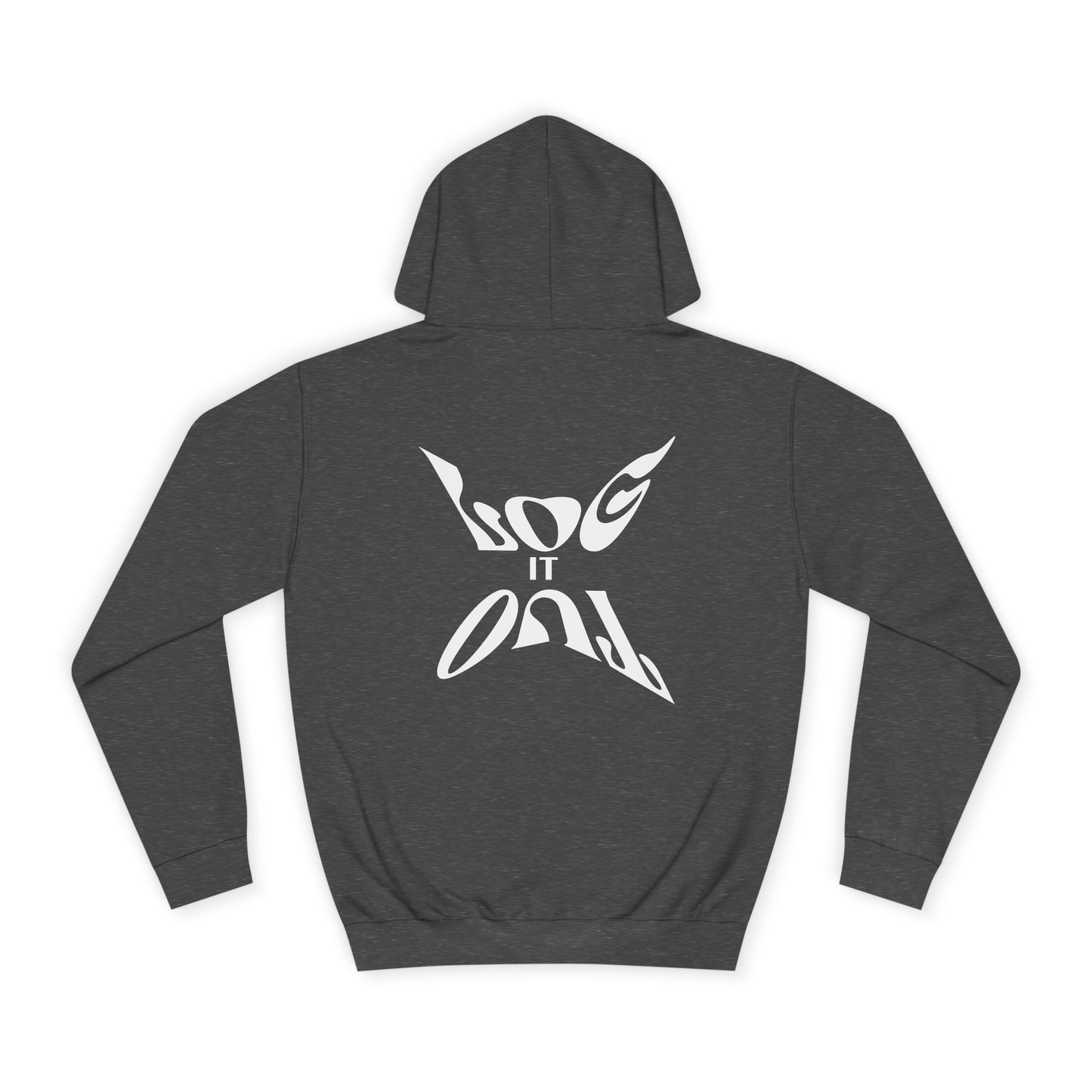 Unisex Hoodie with Artistic 'Log It Out' Design, Cozy Sweatshirt, Perfect Gift, Casual Outfits