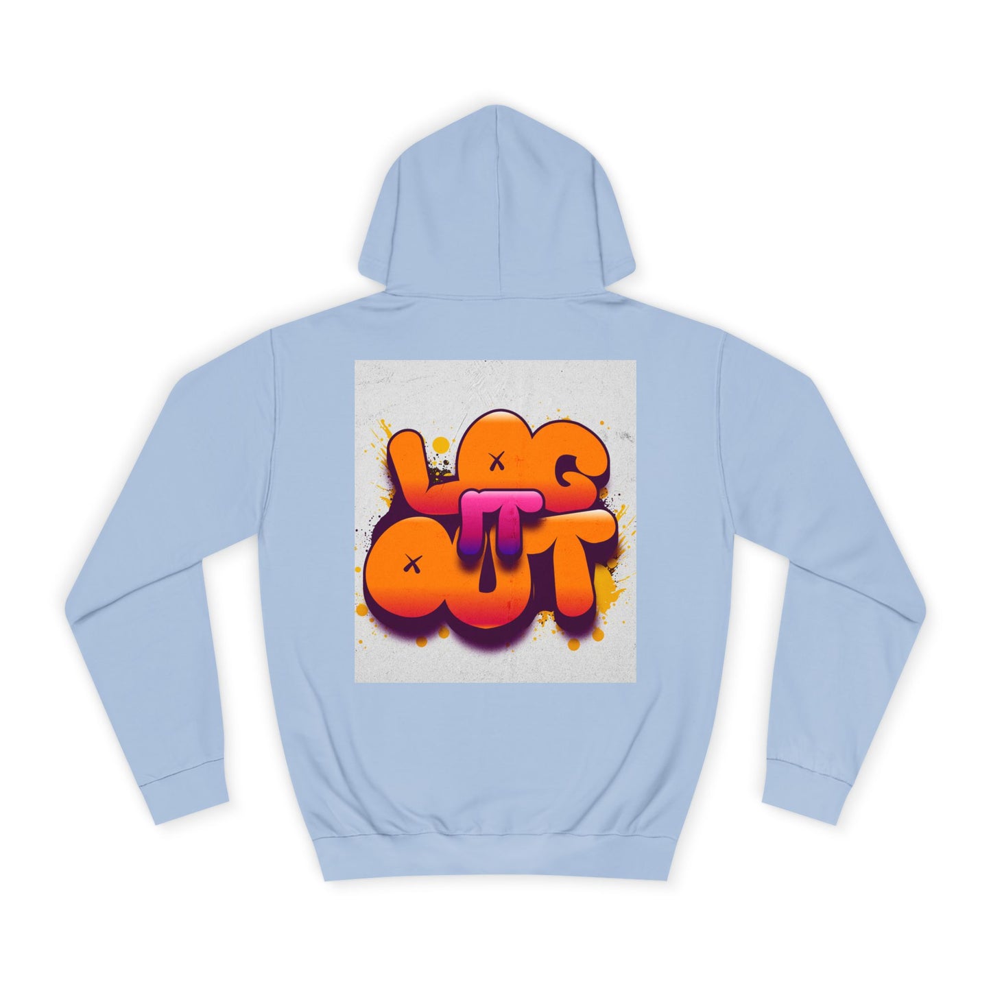 Vibrant Unisex Log it out Hoodie - Trendy, Comfortable Streetwear, Ideal for Life, Casual Outings, Gifts, and more!