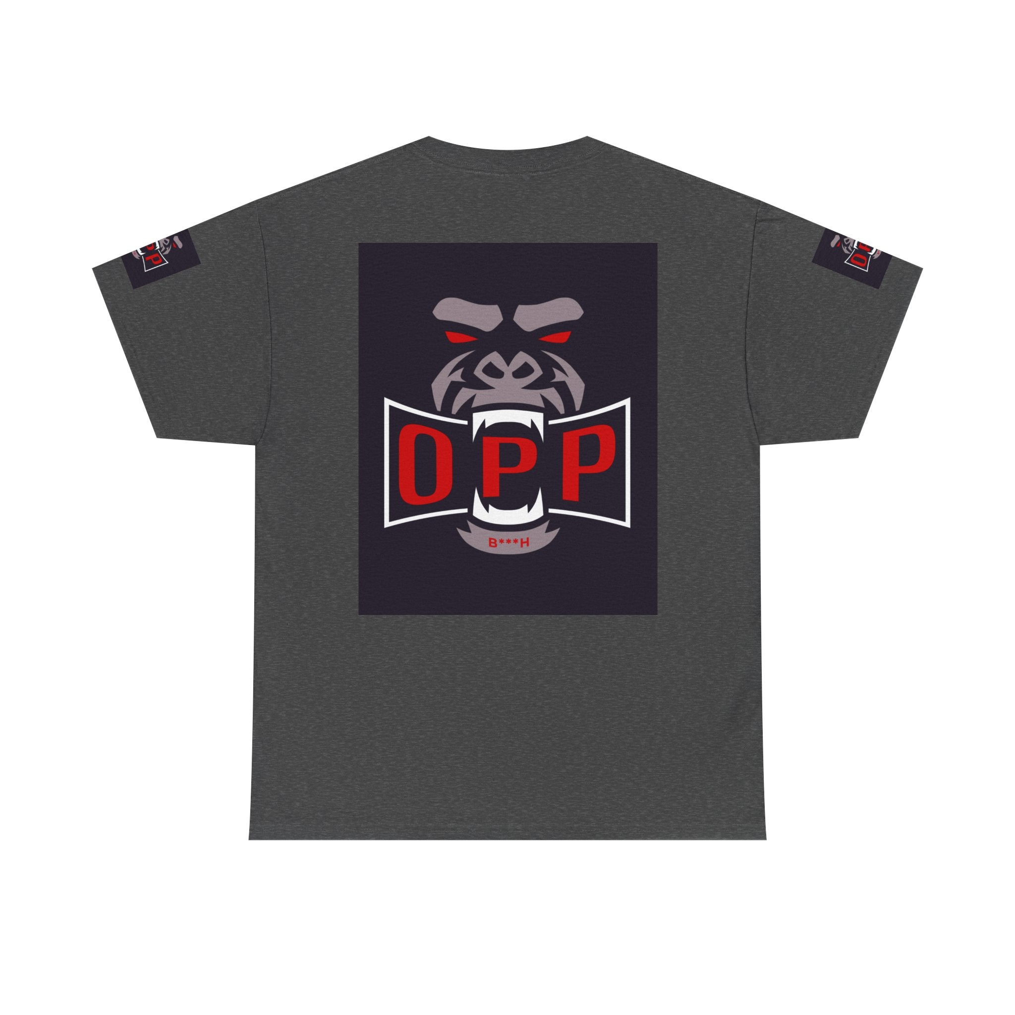 Gorilla OPP Graphic Tee — Bold Red & Black Urban Streetwear Shirt