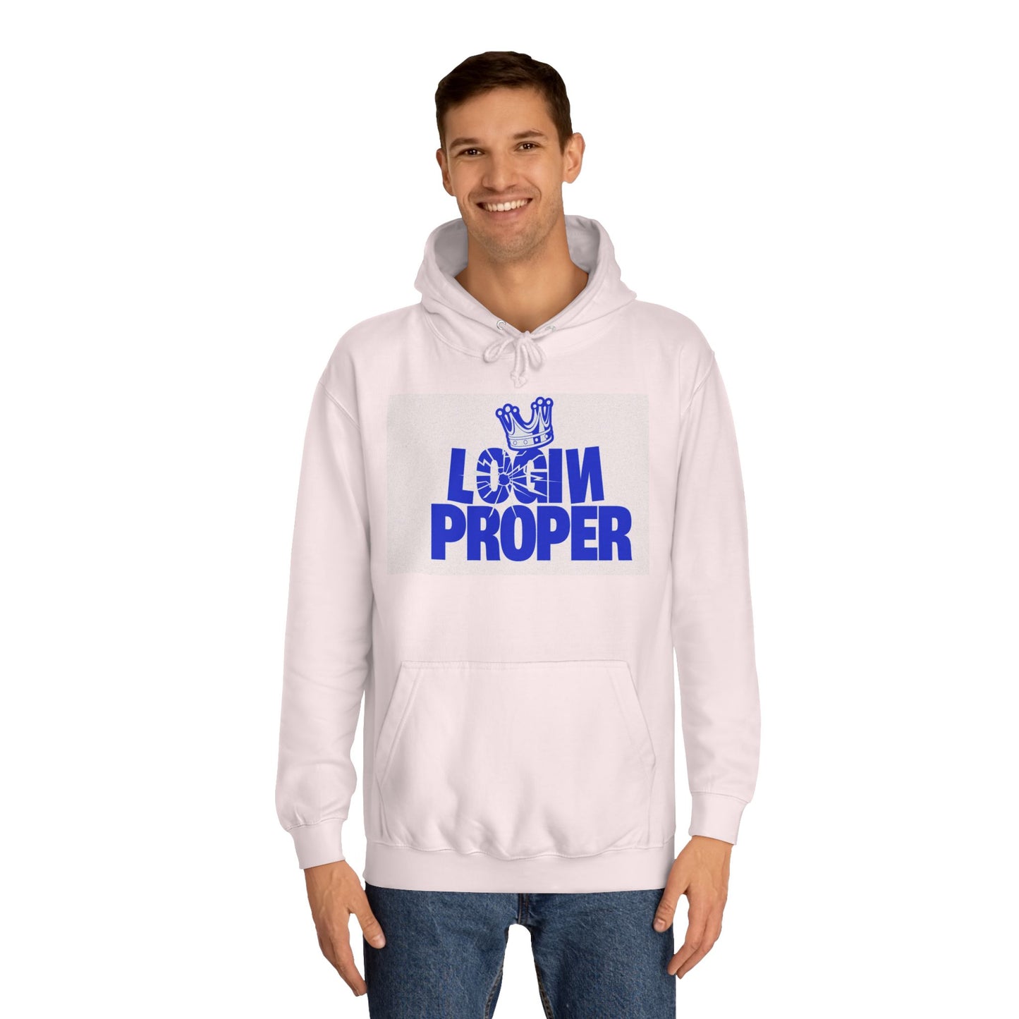 Unisex Hoodie - 'Login Proper' Trendy Spirit Wear, Casual Streetwear, Gift, Cozy Lounge Sweatshirt