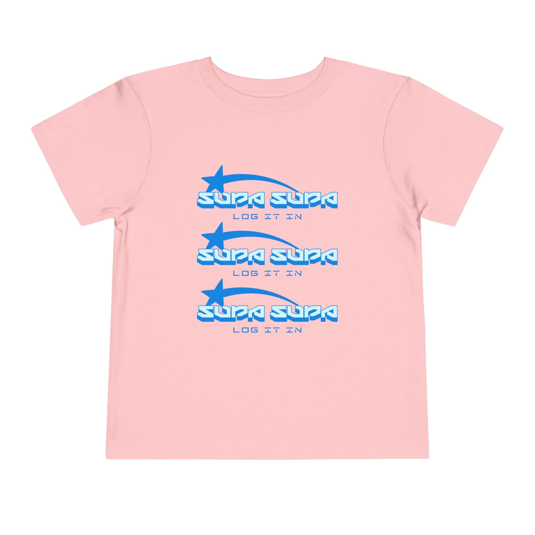 Toddler Tee — Blue Star 'Supa Supa' Graphic Shirt