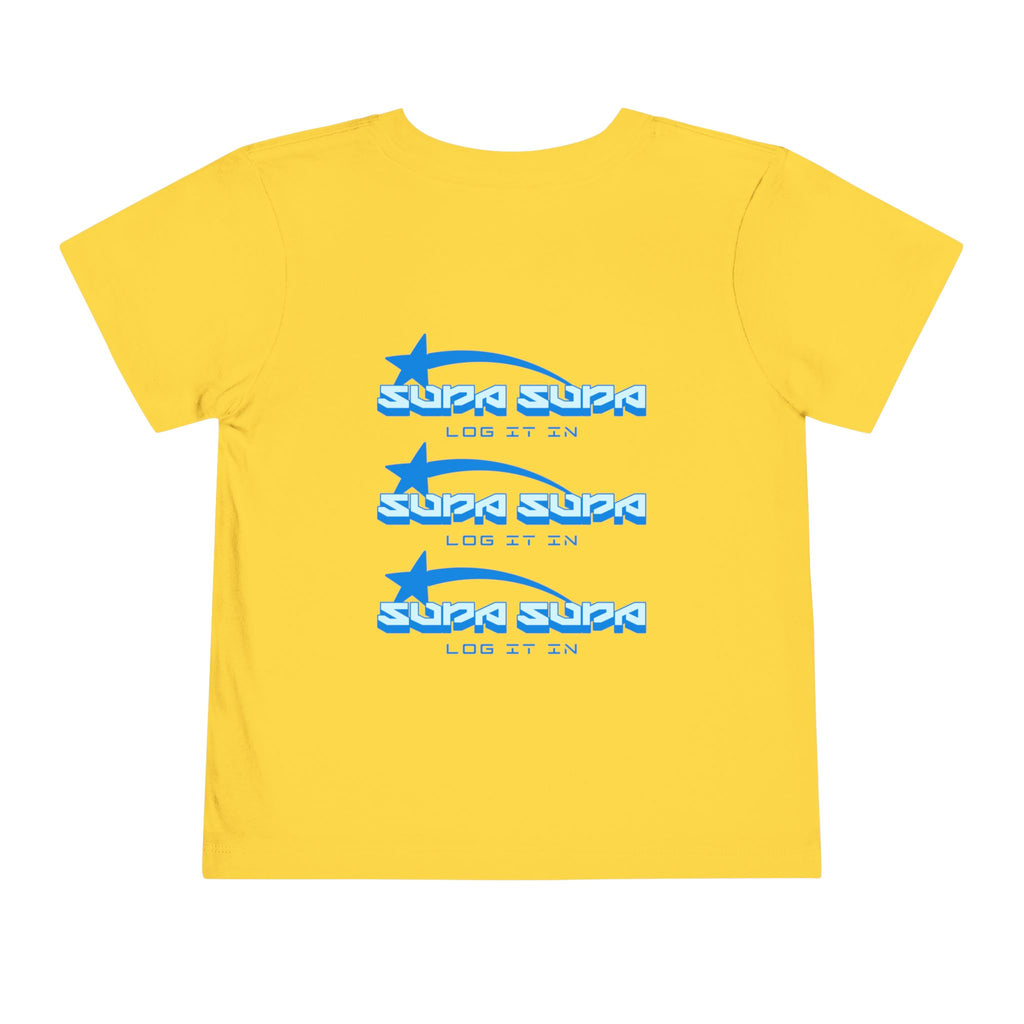 Toddler Tee — Blue Star 'Supa Supa' Graphic Shirt