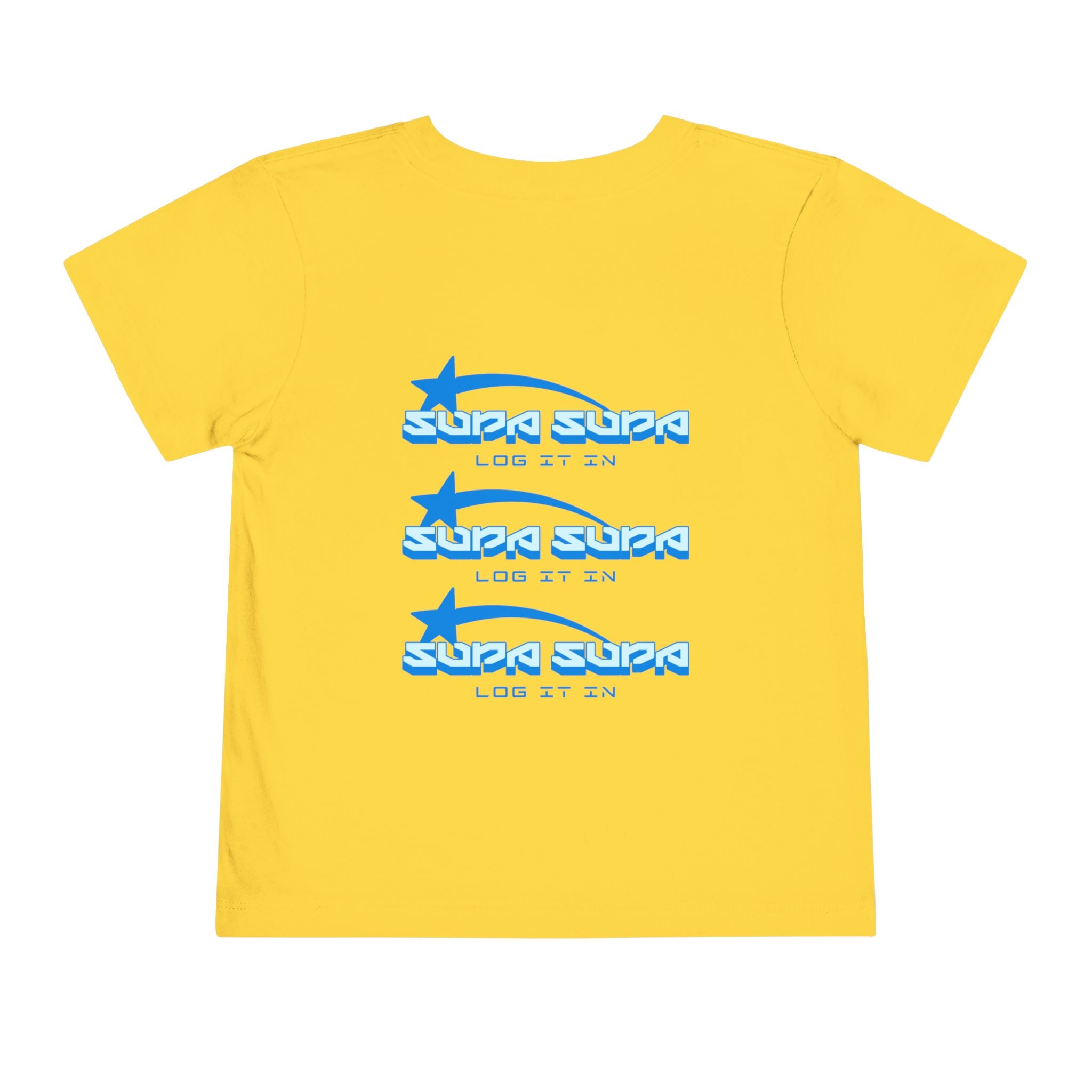 Toddler Tee — Blue Star 'Supa Supa' Graphic Shirt