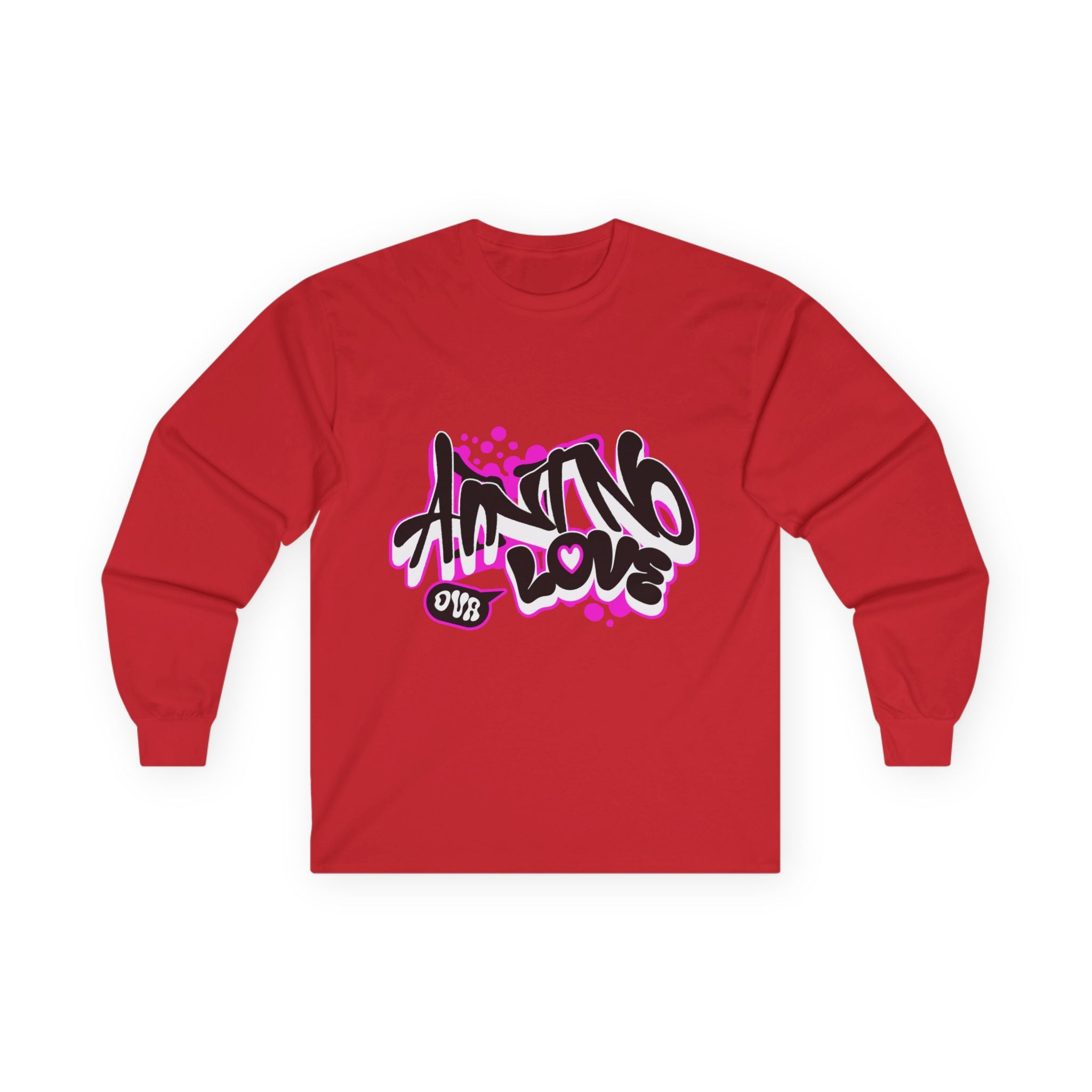 Graffiti "NO LOVE" Long Sleeve Tee — Streetwear Urban Art Shirt