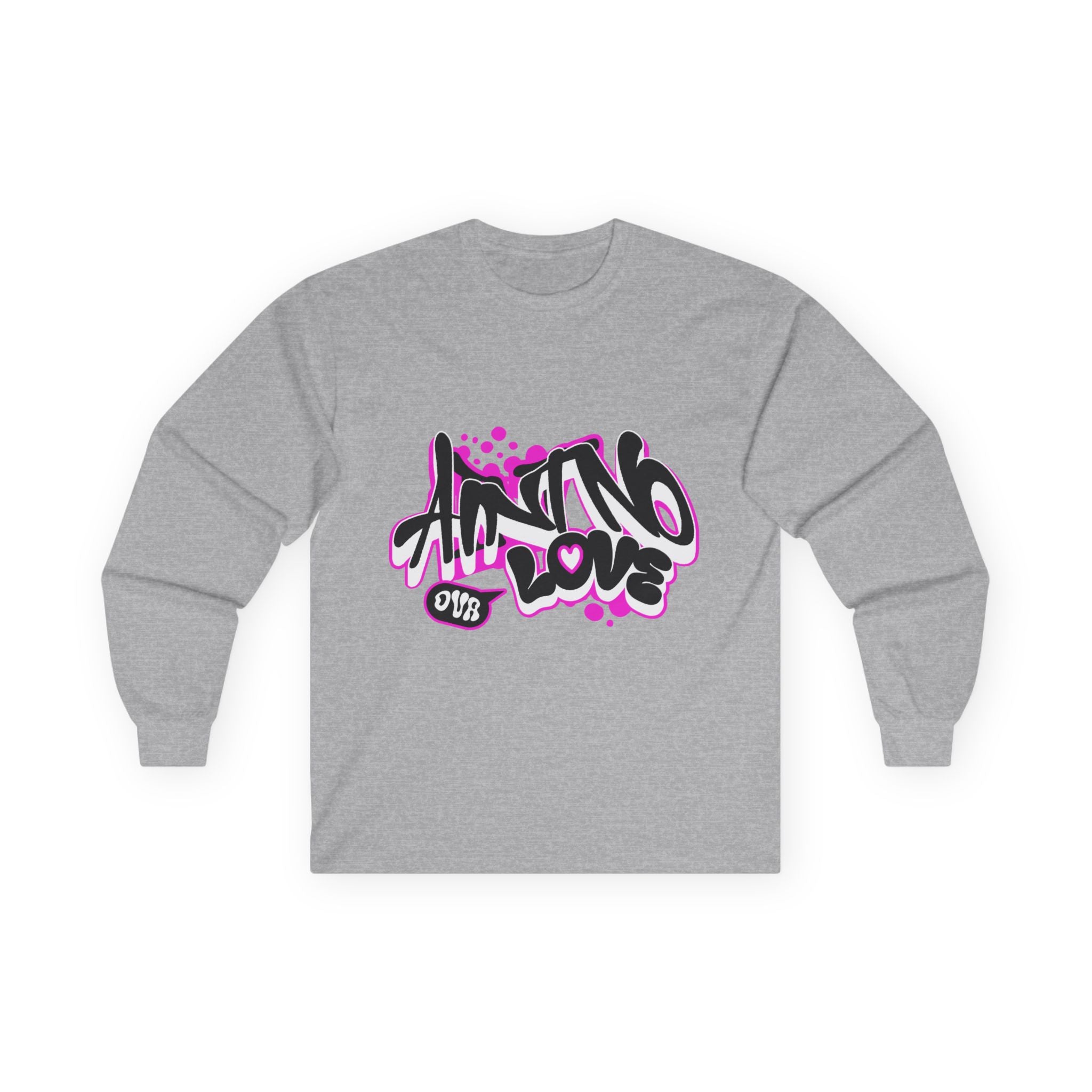 Graffiti "NO LOVE" Long Sleeve Tee — Streetwear Urban Art Shirt