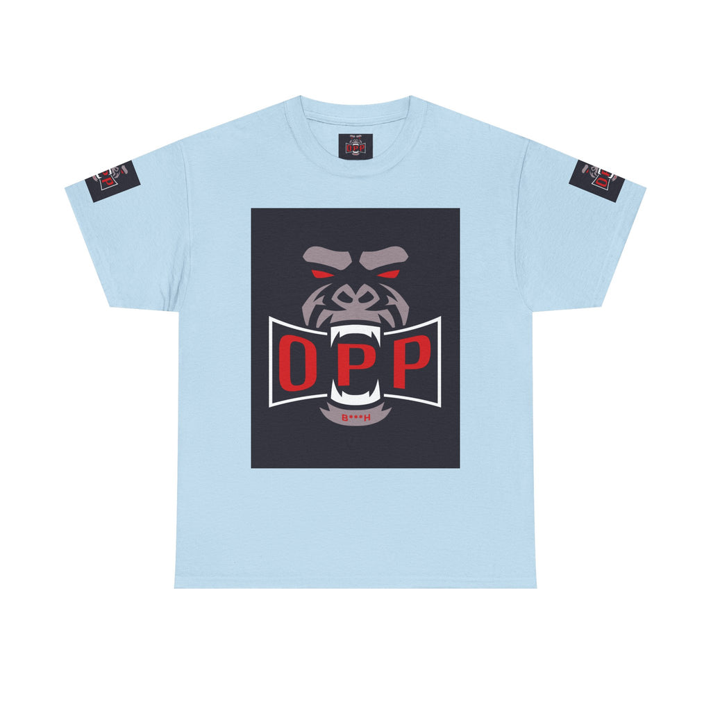 Gorilla OPP Graphic Tee — Bold Red & Black Urban Streetwear Shirt