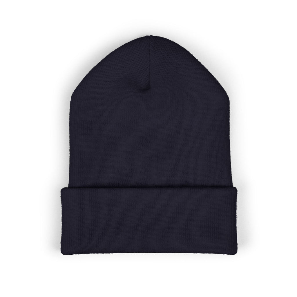 Embroidered 'Real Properl' Star Cuffed Beanie — Classic Winter Knit Hat