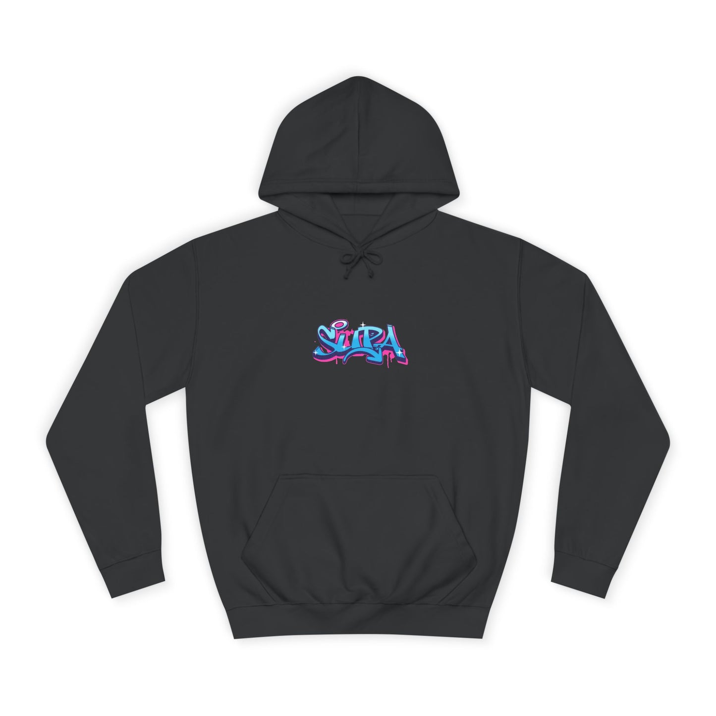 Unisex Hoodie with Colorful Graffiti Design - Casual Streetwear, Custom Apparel, Gift, Everyday Wear, Cozy Layering