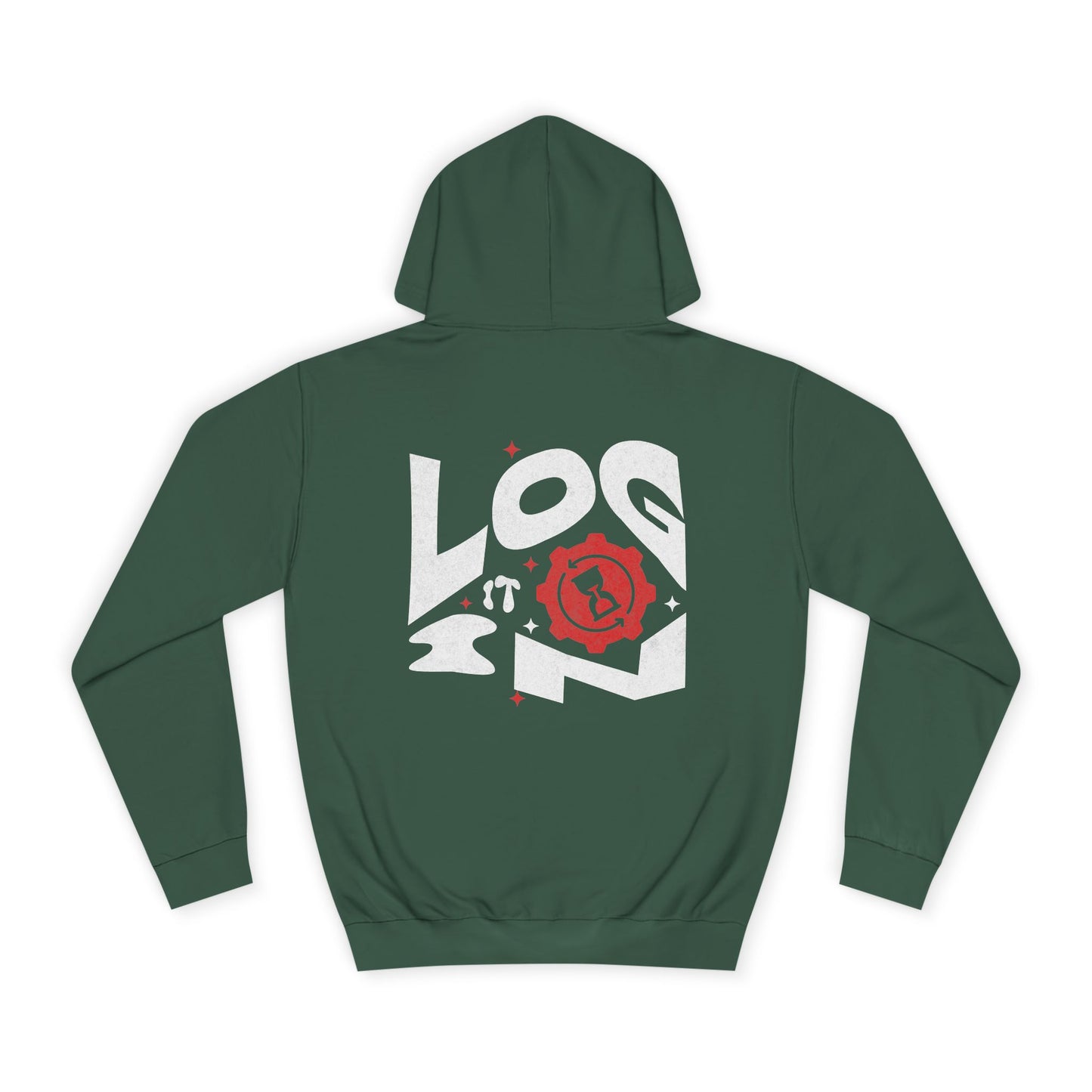 Stylish Log it in Hoodie, Cozy Athletic Wear, Graphic Hoodie, Trendy Apparel, Perfect for Life