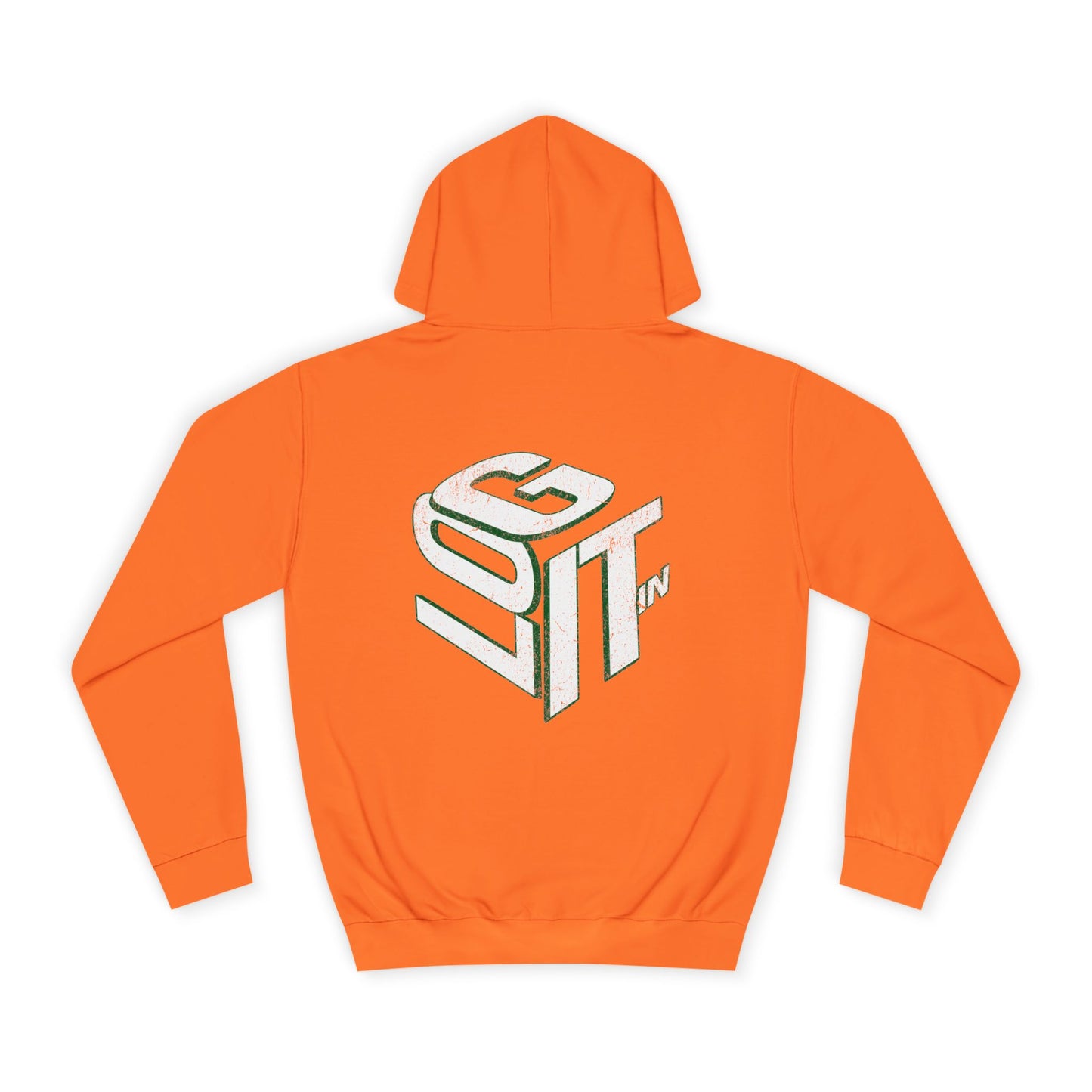 Stylish Unisex  Hoodie with Design, Log it in Sweatshirt, Casual Hoodie, Modern Apparel, Unique Gear