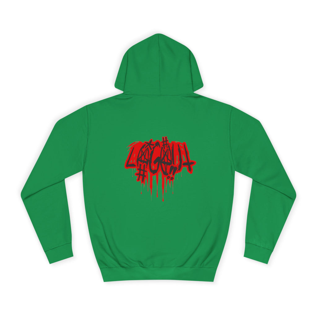 Bold Graffiti log out Hoodie, Unisex Streetwear, Comfortable Casual Wear,