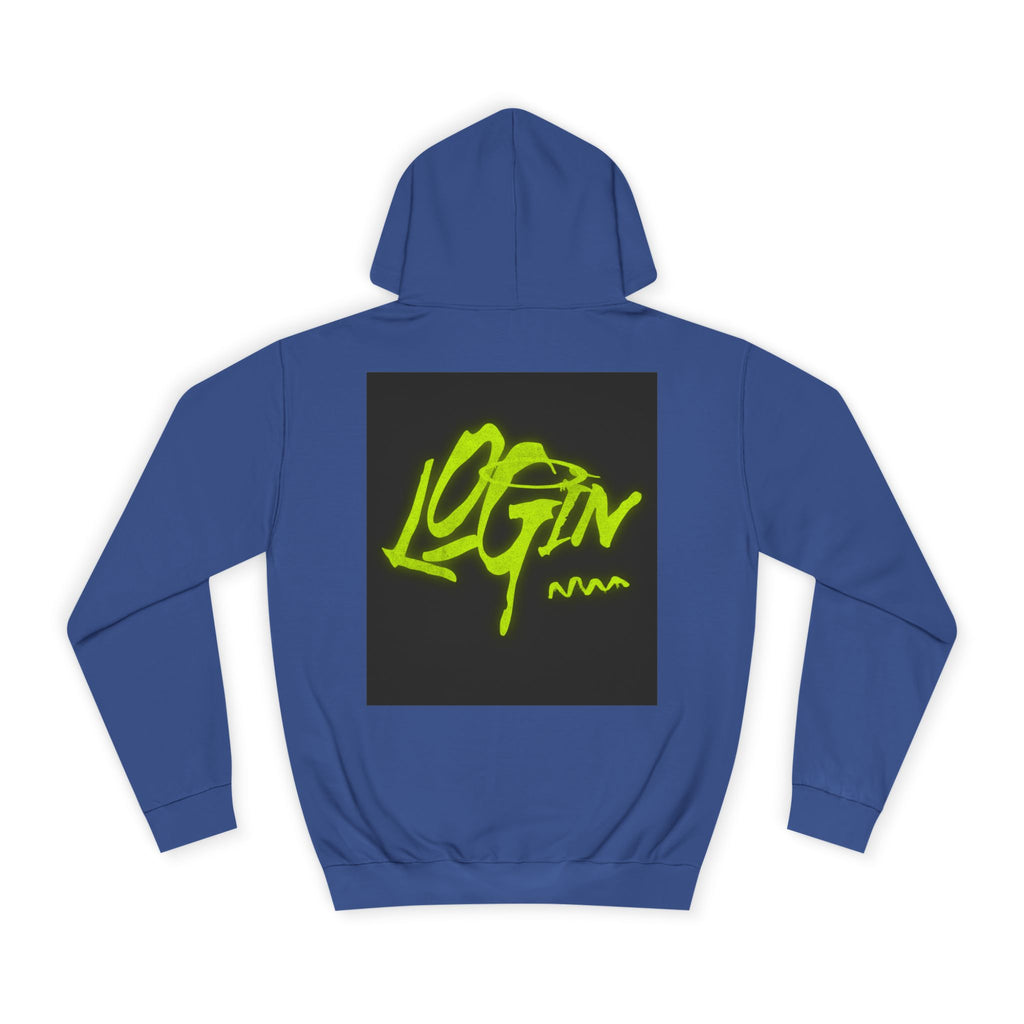Trendy Unisex Hoodie - 'LOGIN' Graphic Design
