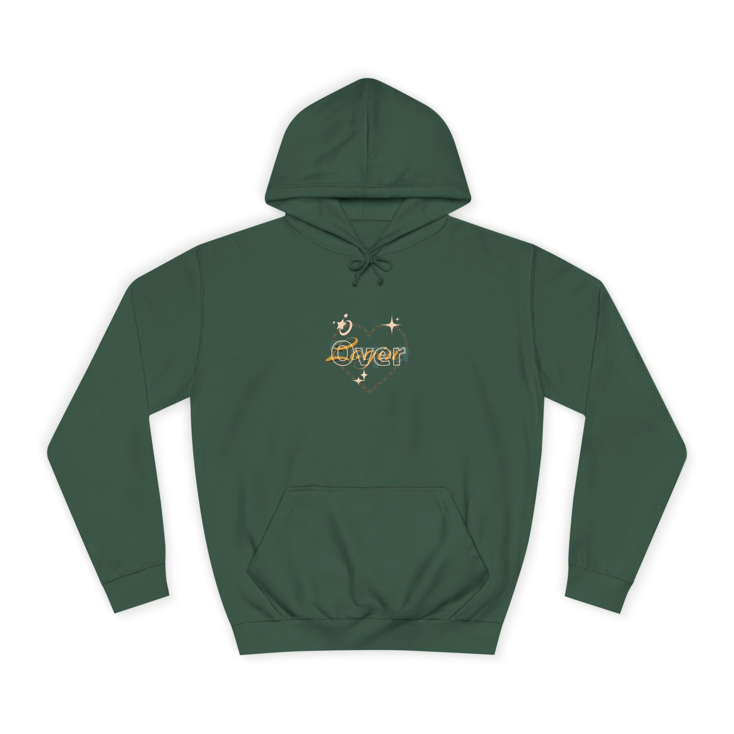 Charming Heart Hoodie with Floral Design, Unisex Casual Sweatshirt, Trendy Gift, Relaxed Wear, Unique Apparel