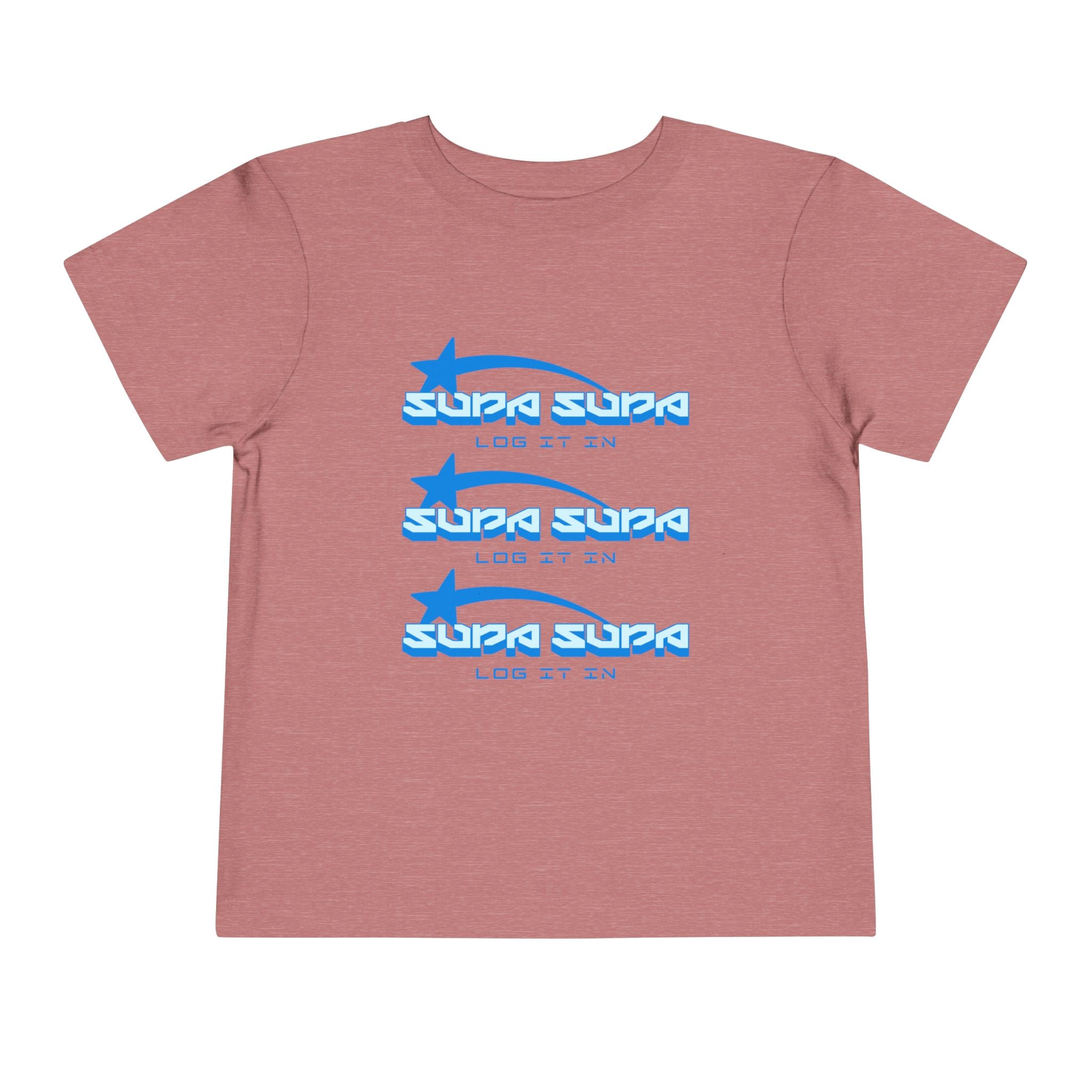 Toddler Tee — Blue Star 'Supa Supa' Graphic Shirt