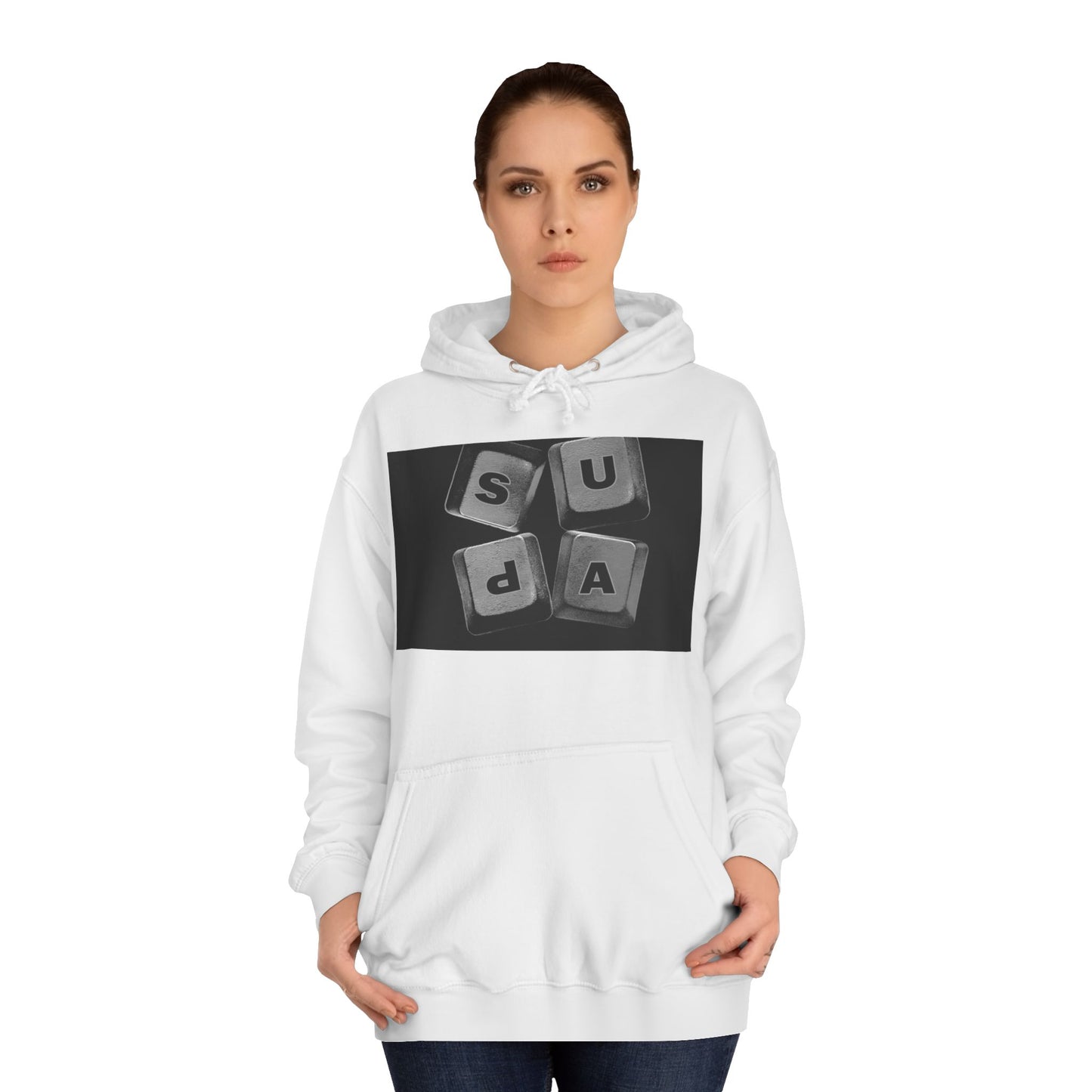 Unisex Hoodie with Graphic Design, Casual Wear, Cozy Layering,Spirit Wear