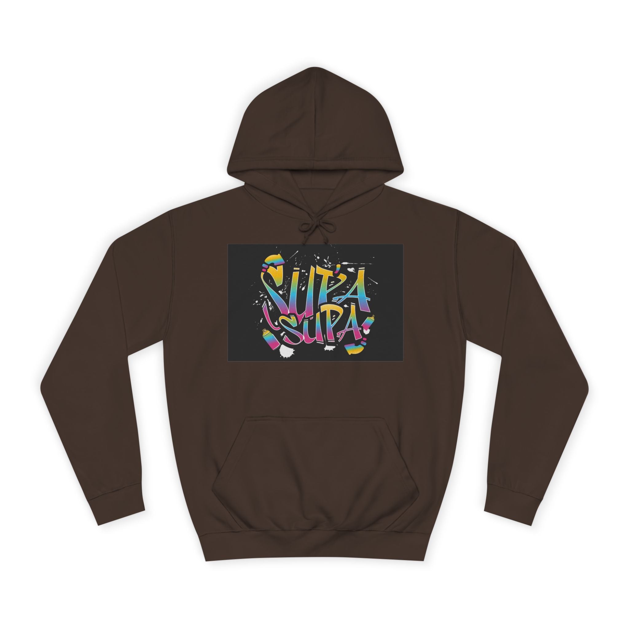 Colorful Unisex Supa Supa Hoodie, Casual Sweatshirt, Vibrant Apparel, Streetwear Hoodie