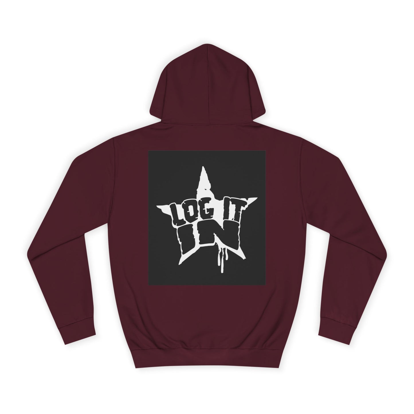 Unisex Log it in Hoodie, Trendy Hooded Sweatshirt, Spirit Wear, Casual Streetwear, Gift