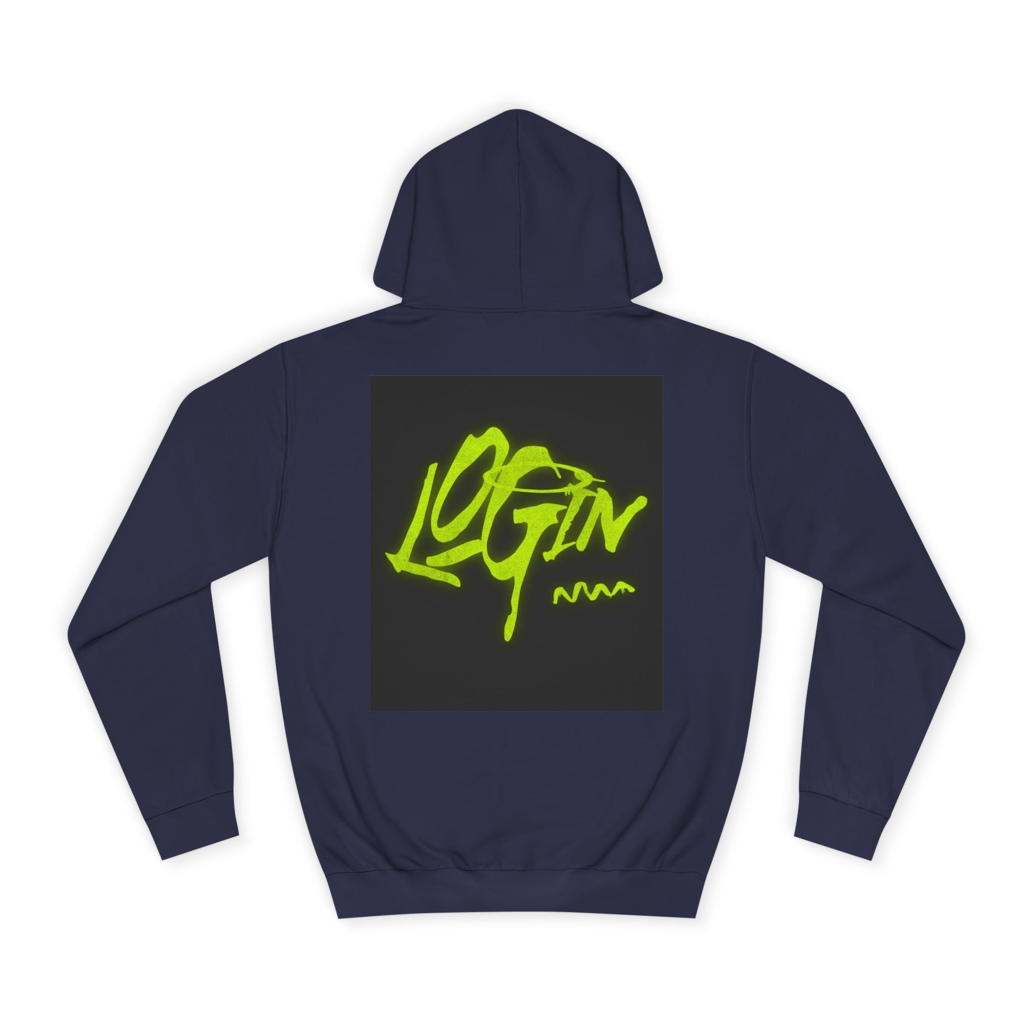 Trendy Unisex Hoodie - 'LOGIN' Graphic Design