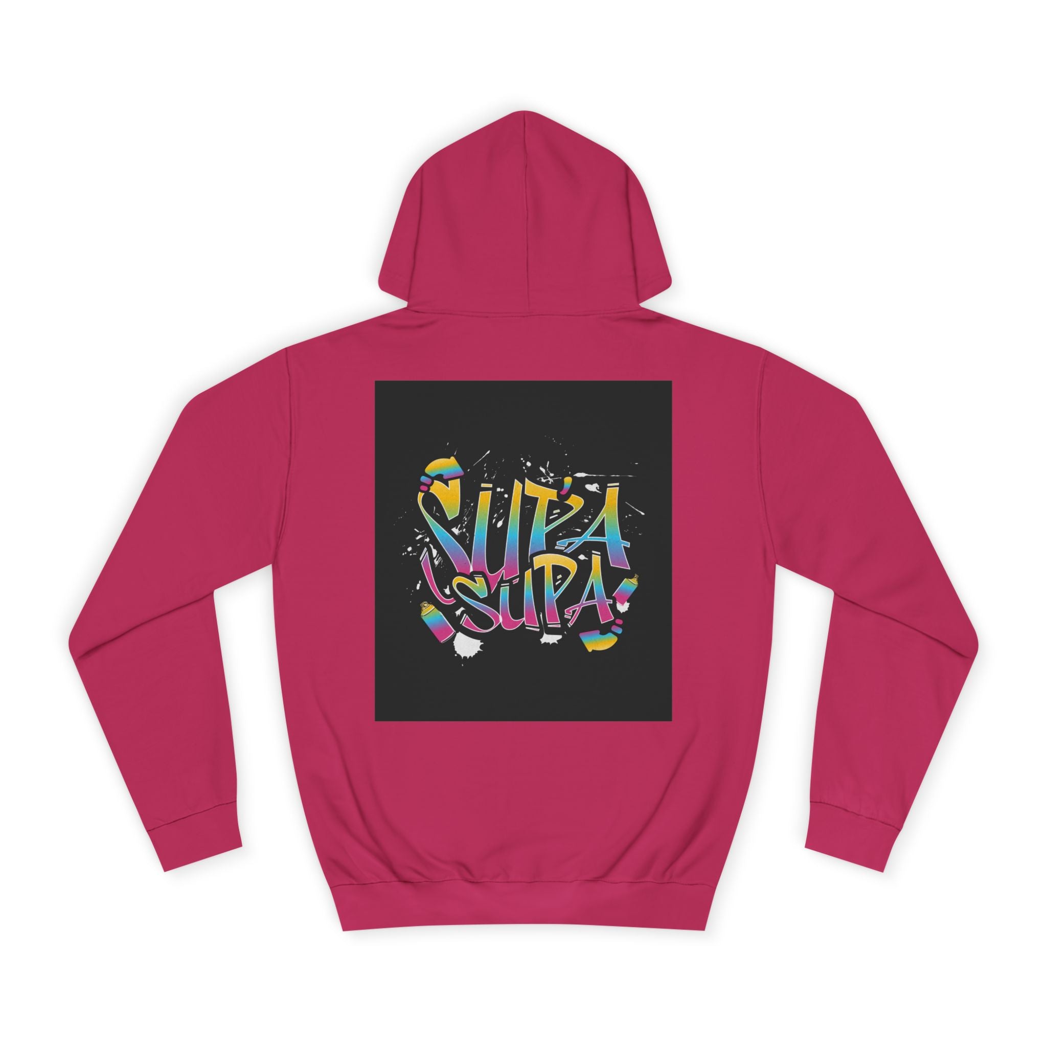 Colorful Unisex Supa Supa Hoodie, Casual Sweatshirt, Vibrant Apparel, Streetwear Hoodie