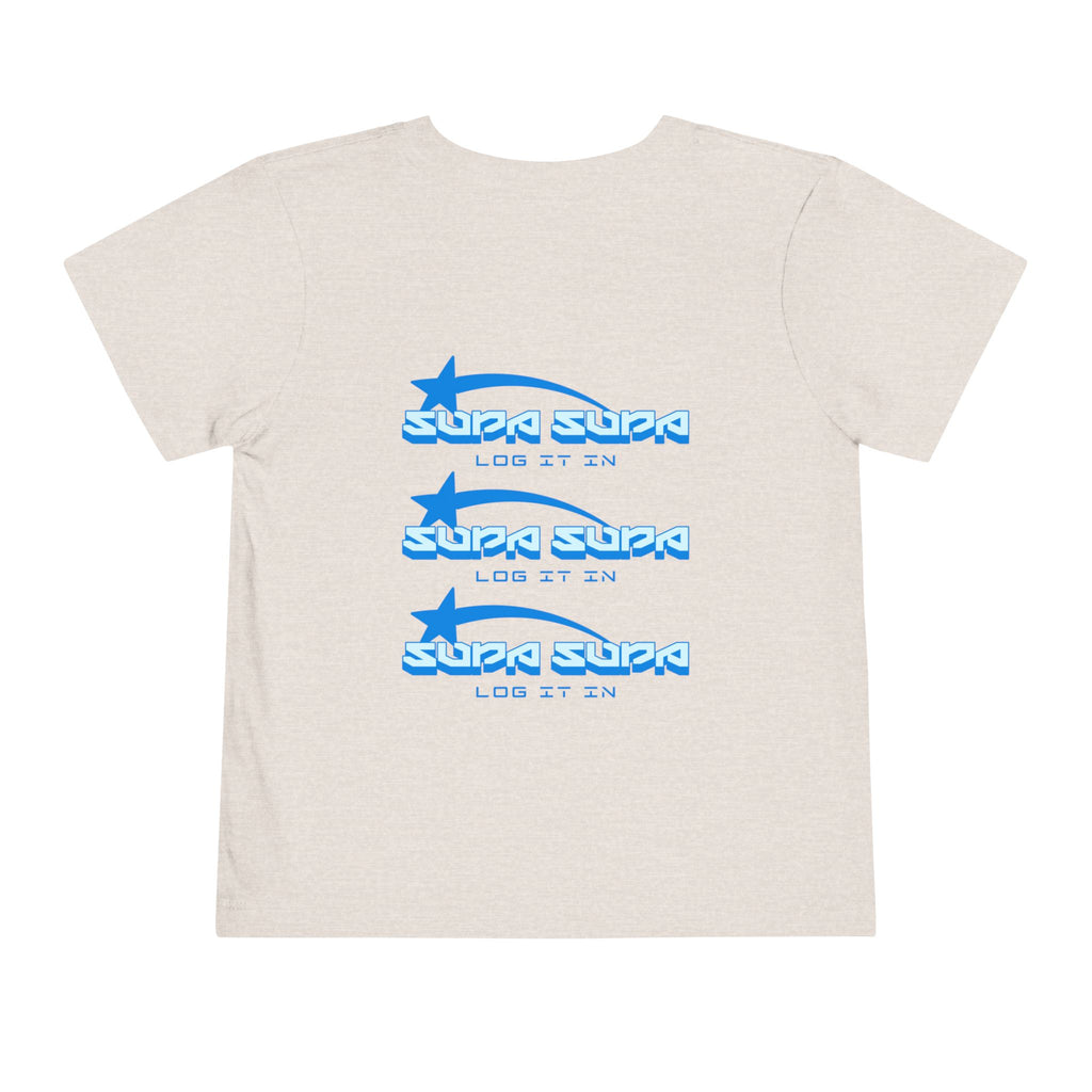 Toddler Tee — Blue Star 'Supa Supa' Graphic Shirt