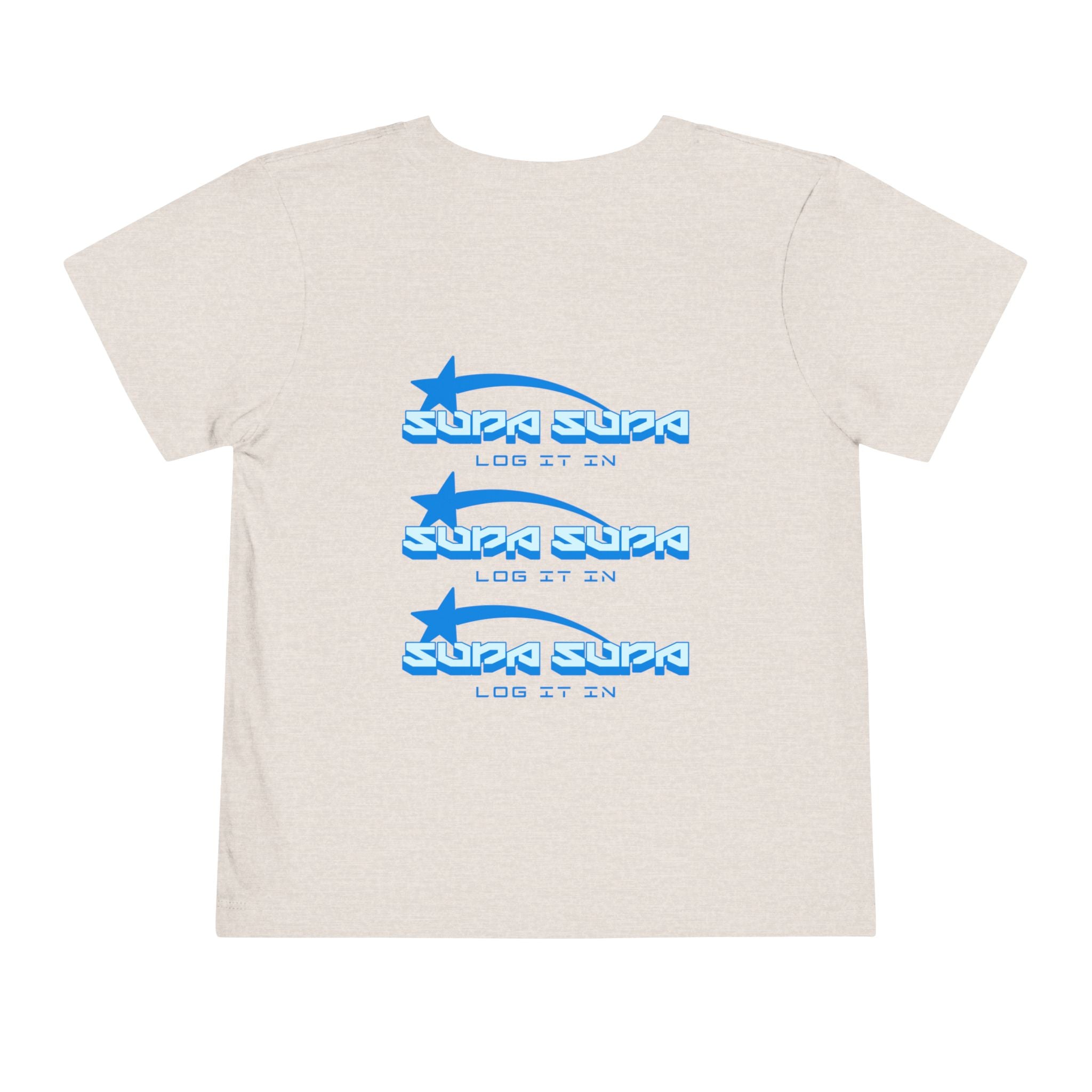 Toddler Tee — Blue Star 'Supa Supa' Graphic Shirt