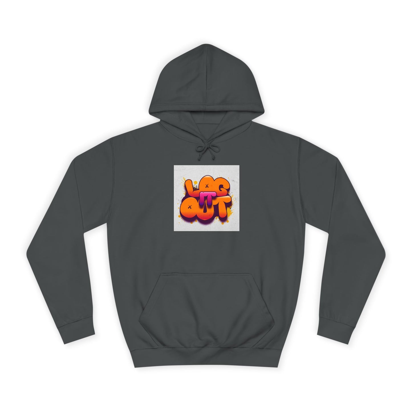 Vibrant Unisex Log it out Hoodie - Trendy, Comfortable Streetwear, Ideal for Life, Casual Outings, Gifts, and more!