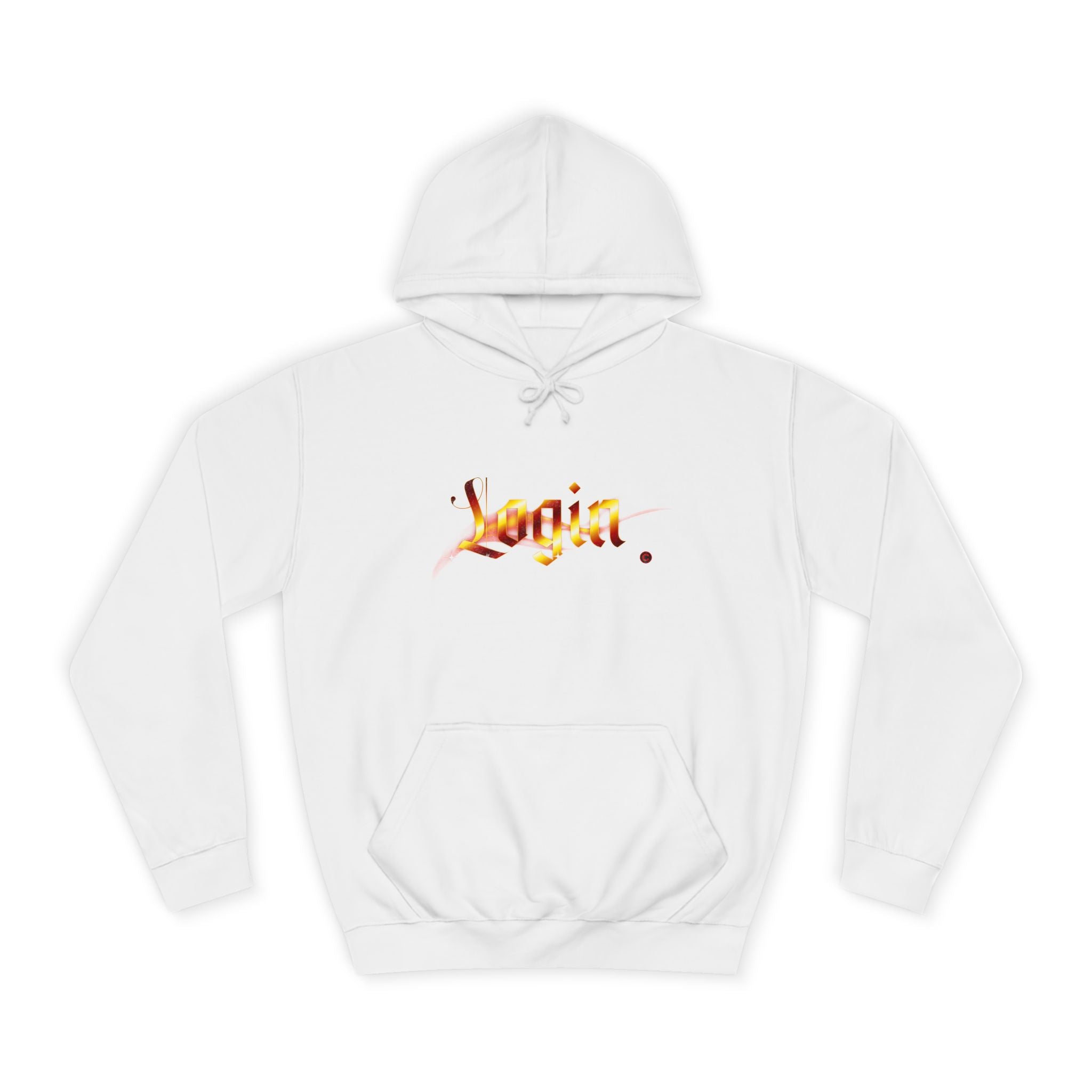 Aesthetic 'Login' Unisex Hoodie, Cozy Trendy Wear, Gift for Any One, Warm Casual Style, Trendy Hoodie
