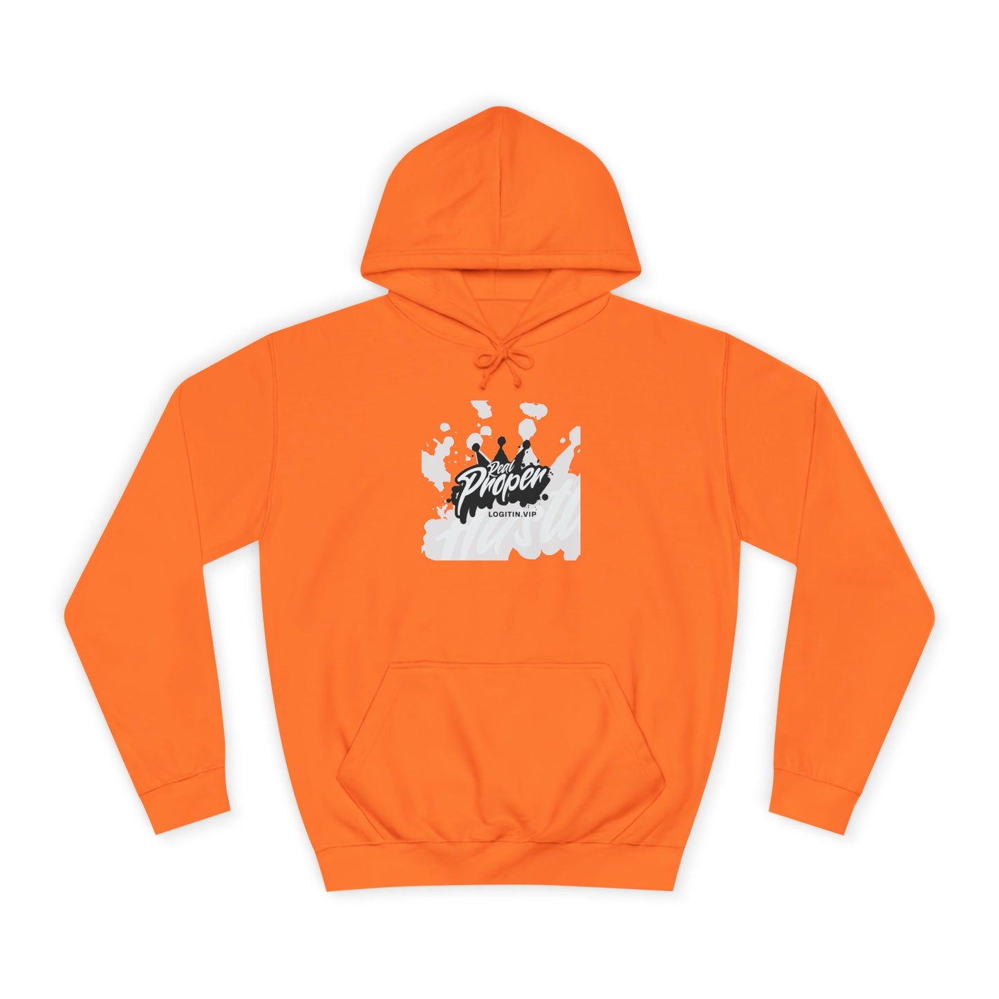 Unisex Hoodie with 'Real Proper' Design | Stylish Casual wear ,Events, Lounge, Gift Idea