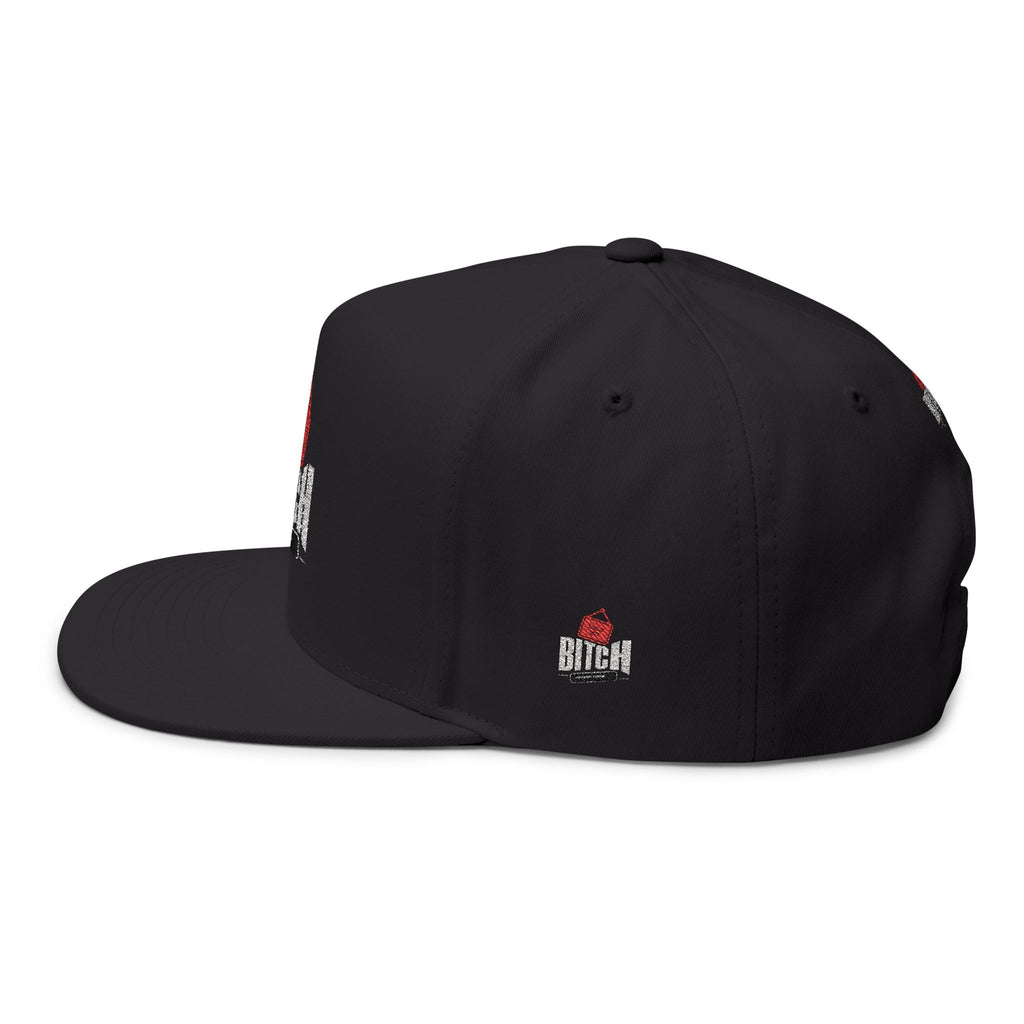 Embroidered 'Log it out'' Flat Bill Cap — Snapback