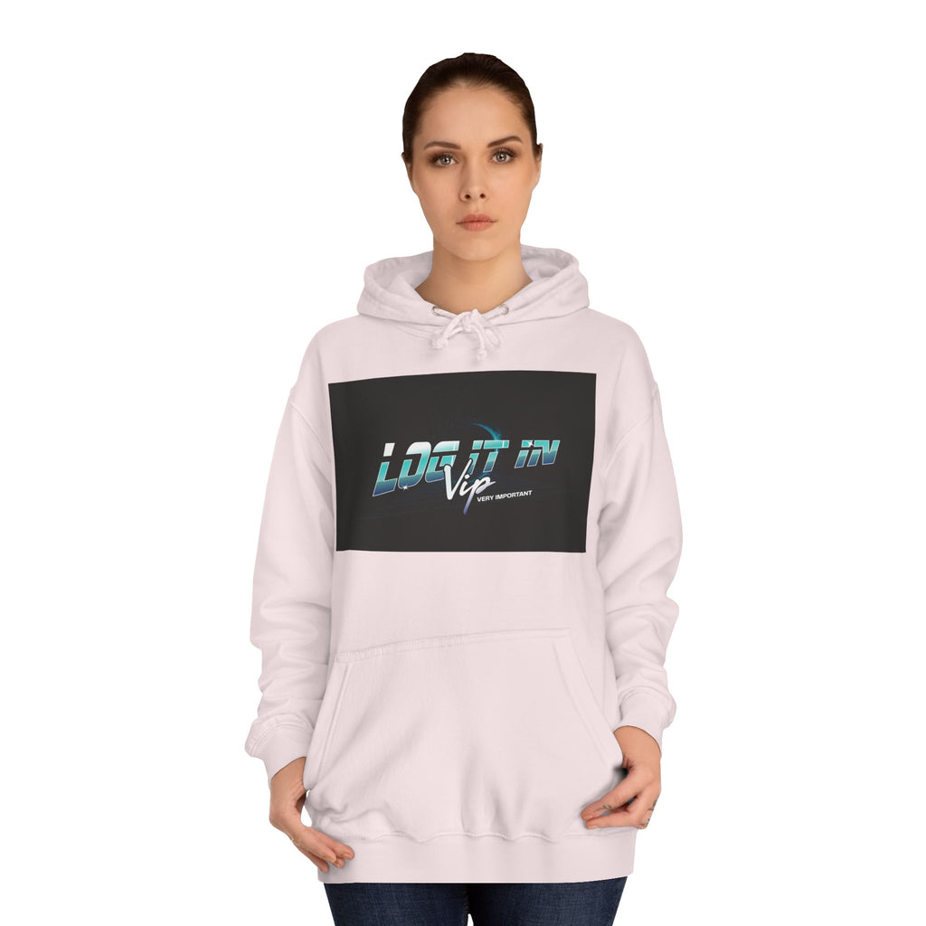 'log it in,Hoodie, Casual Wear, Unisex Fashion, Perfect for Every day Life, Stylish Gift, Cozy & Trendy Sweatshirt