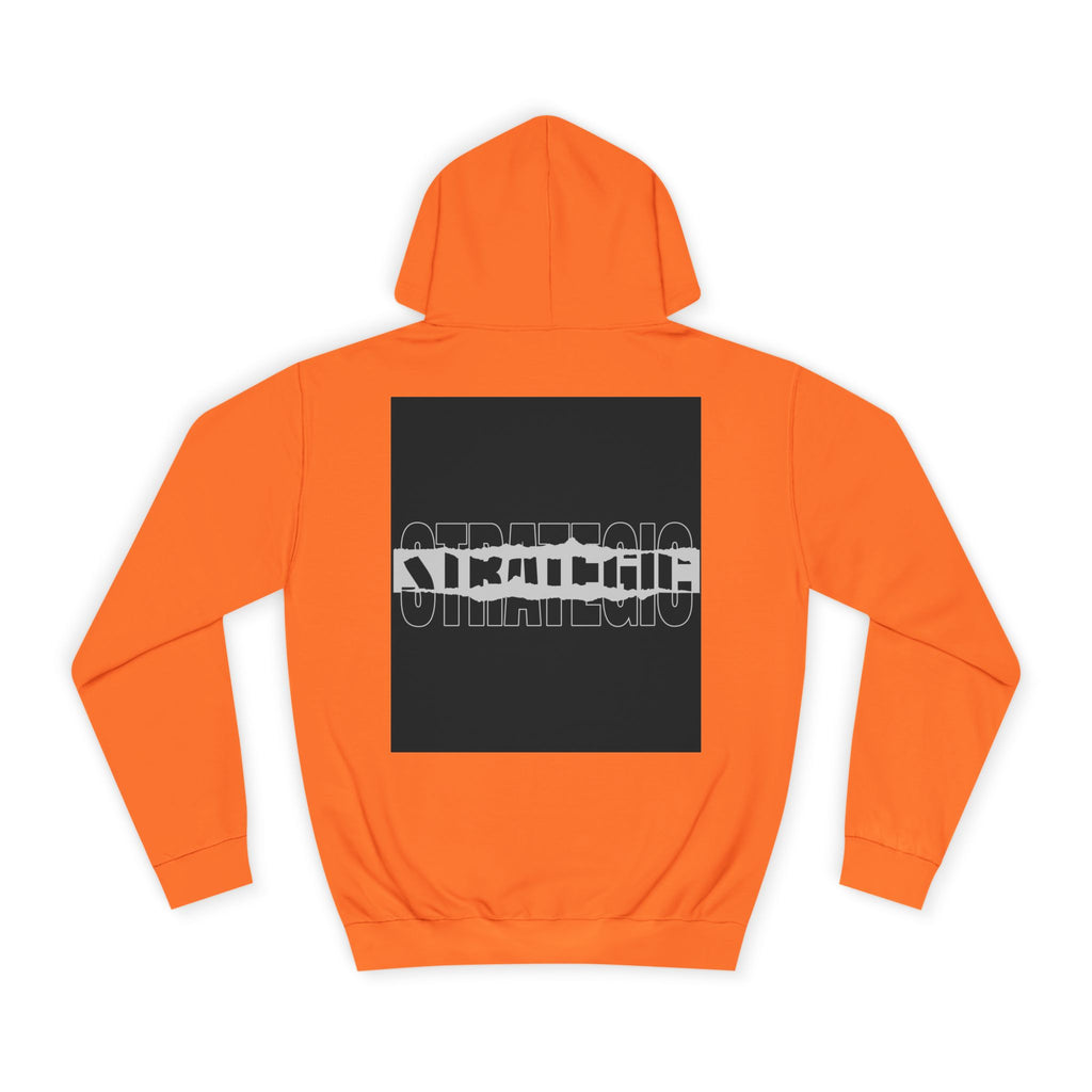 Unisex Hoodie with Strategic Print, Casual Sweatshirt,Gift, Trendy Apparel, Everyday Wear