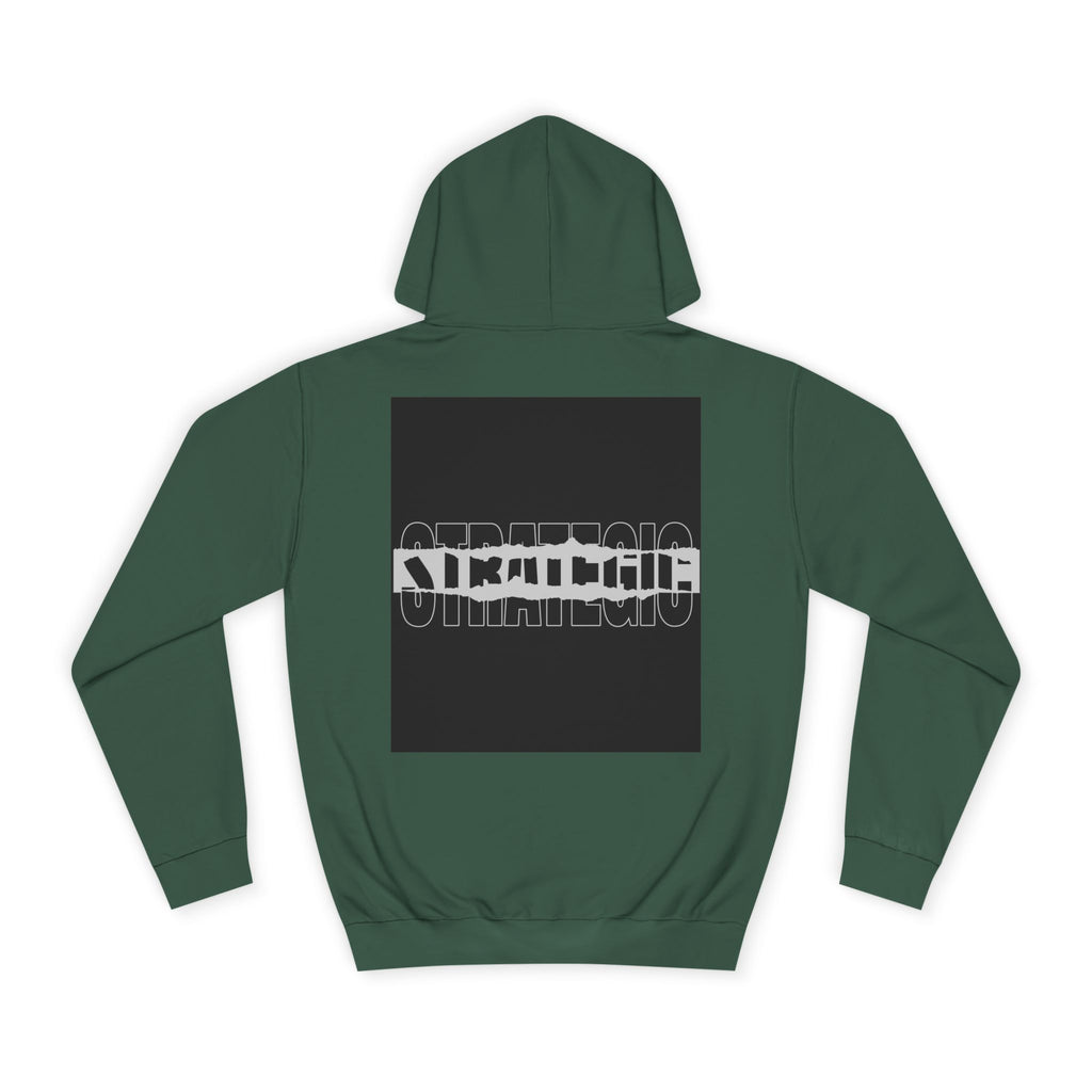 Unisex Hoodie with Strategic Print, Casual Sweatshirt,Gift, Trendy Apparel, Everyday Wear