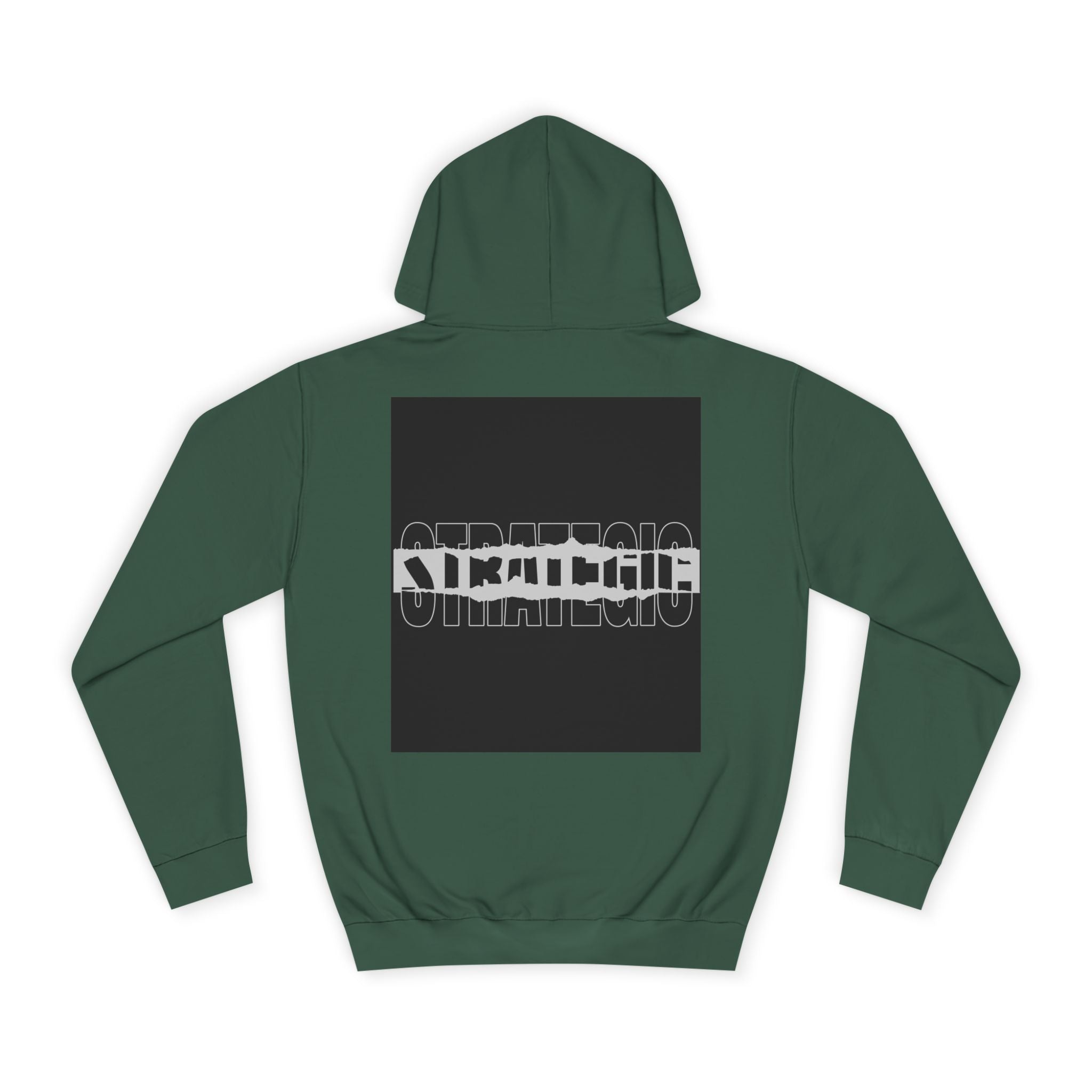 Unisex Hoodie with Strategic Print, Casual Sweatshirt,Gift, Trendy Apparel, Everyday Wear