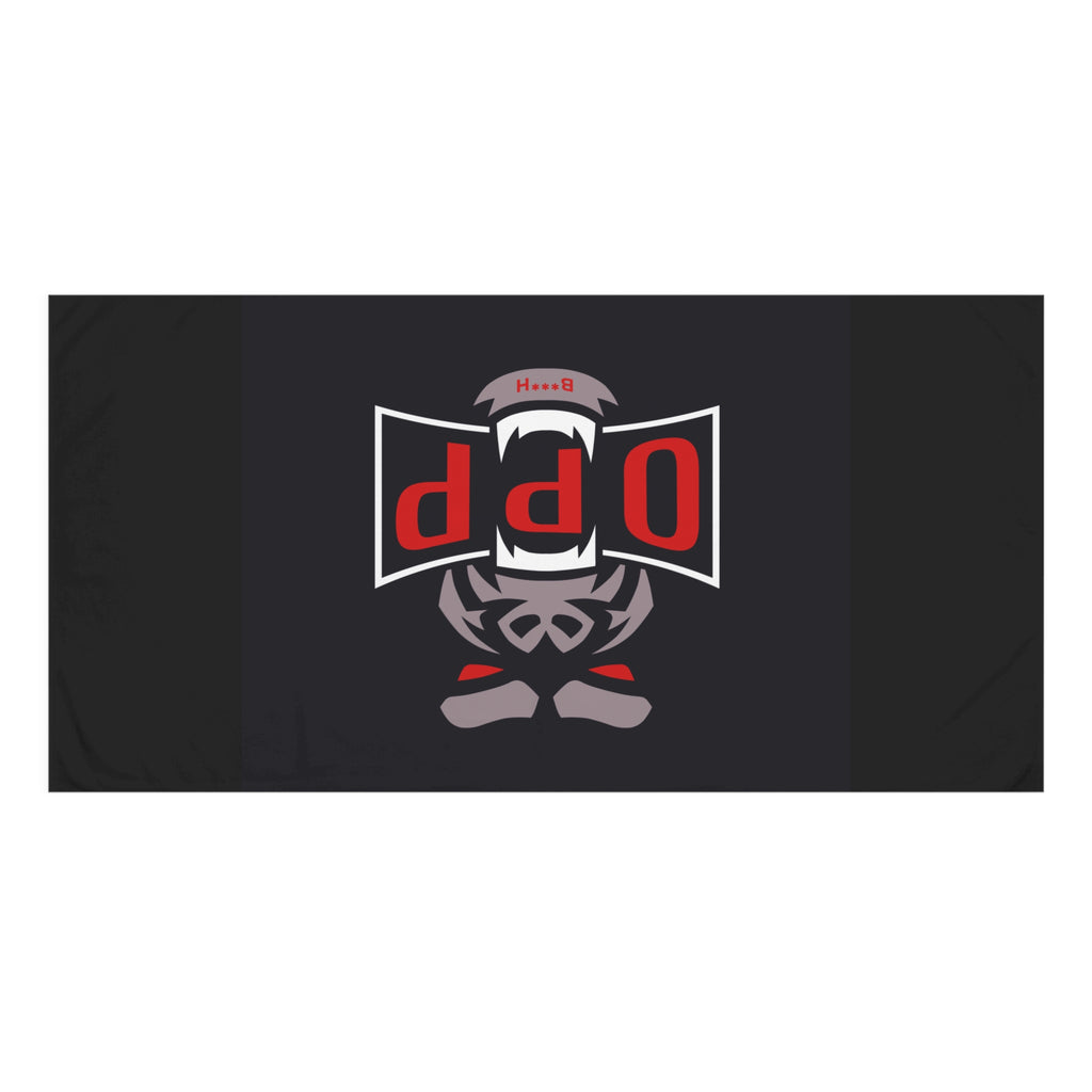 Beach Towel — Black ‘OPP’ Logo Graphic Beach & Pool Towel