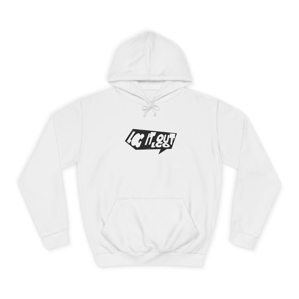 Chill Vibes Unisex Log it out Hoodie - Perfect for Campus Wear, Gifts, Casual Outfits, Fall/Winter Style, Cozy Fashion