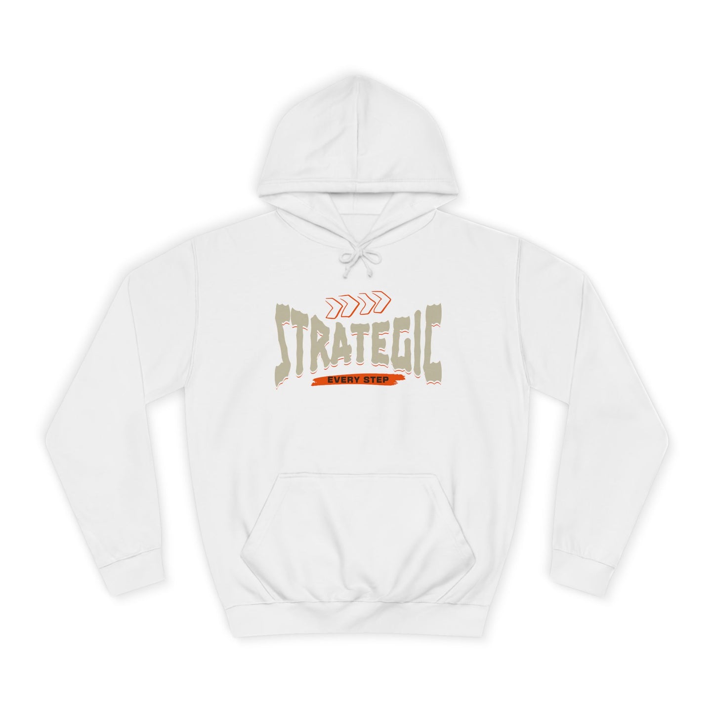 Strategic Unisex Hoodie - Every Step - Cozy Style for joints & Trendsetters