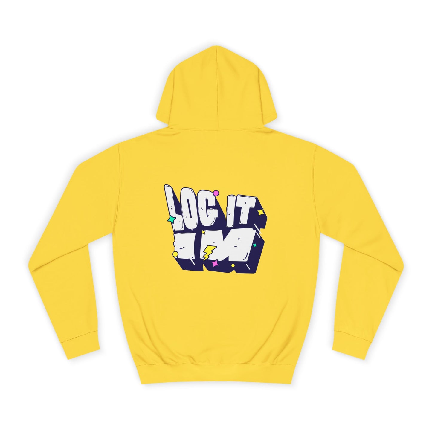 Vibrant Unisex LOG IT IN Hoodie, Trendy Streetwear, Apparel, Unique Gift, Casual Everyday Wear