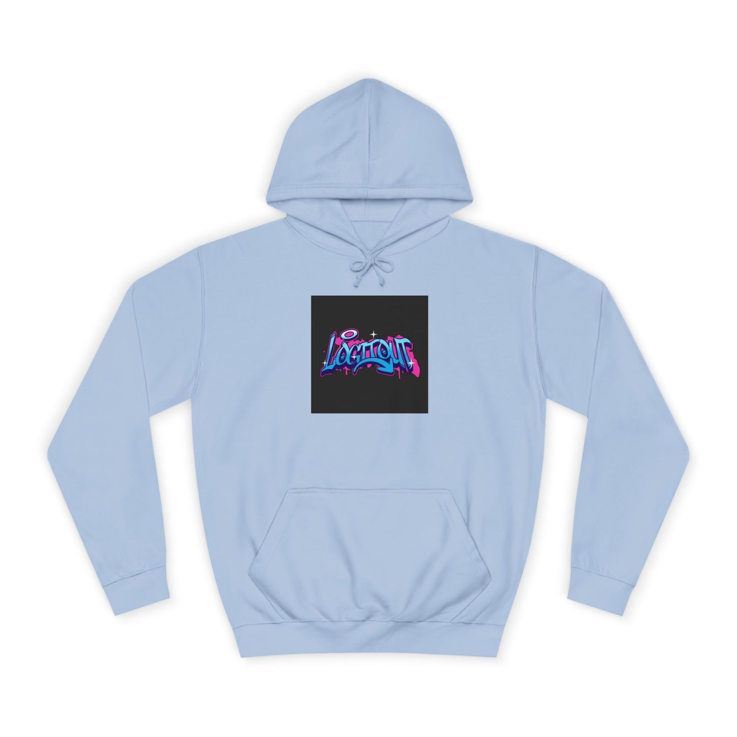 Unisex Hoodie with Colorful Graffiti Design - Trendy Streetwear, Perfect for Life, Gift, Casual Wear