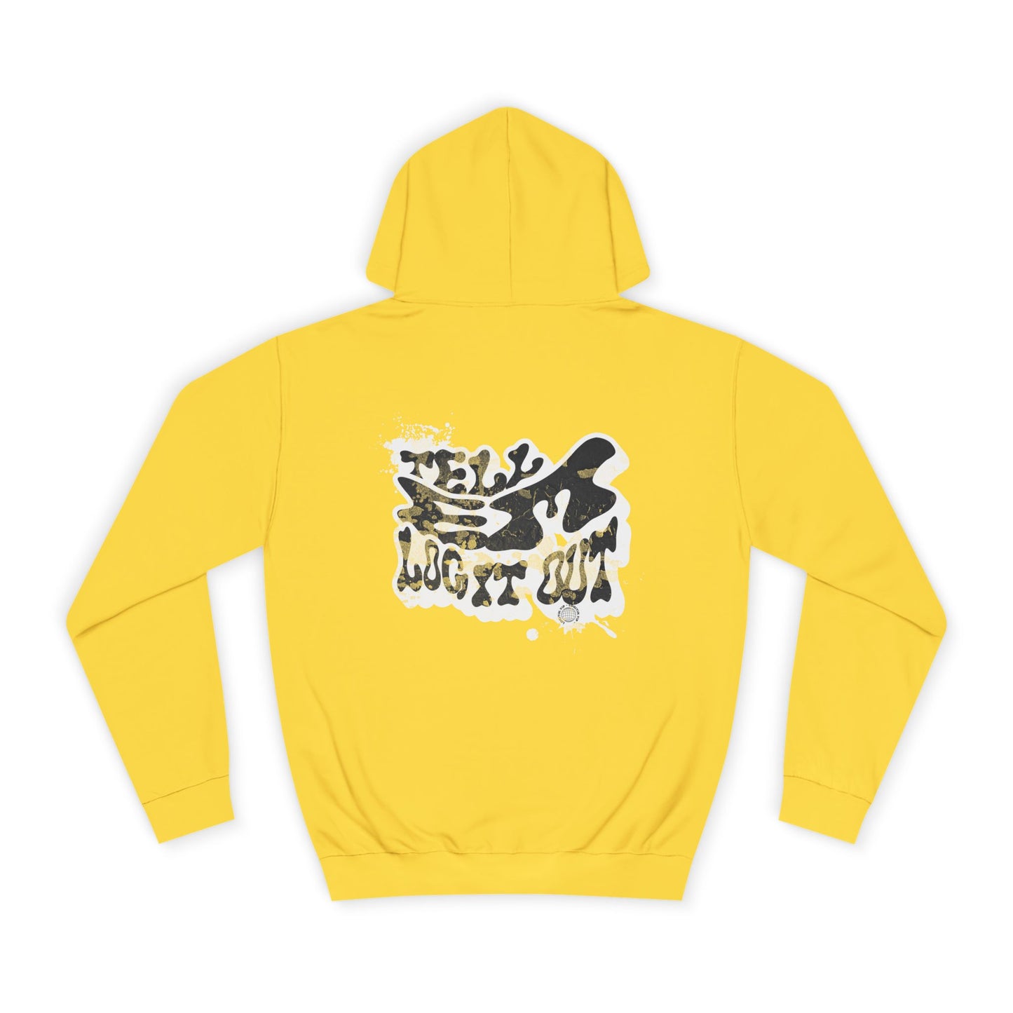Tell em log it out Hoodie, Cozy Sweatshirt, Casual Style, Apparel, Gift, Trendy Lounge Wear